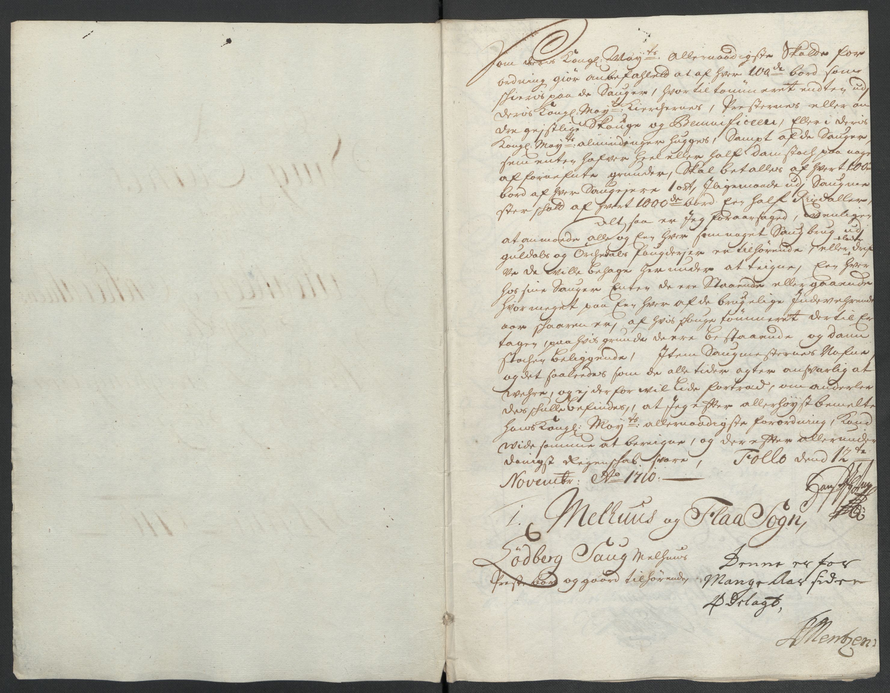 Rentekammeret inntil 1814, Reviderte regnskaper, Fogderegnskap, RA/EA-4092/R60/L3960: Fogderegnskap Orkdal og Gauldal, 1710, s. 116