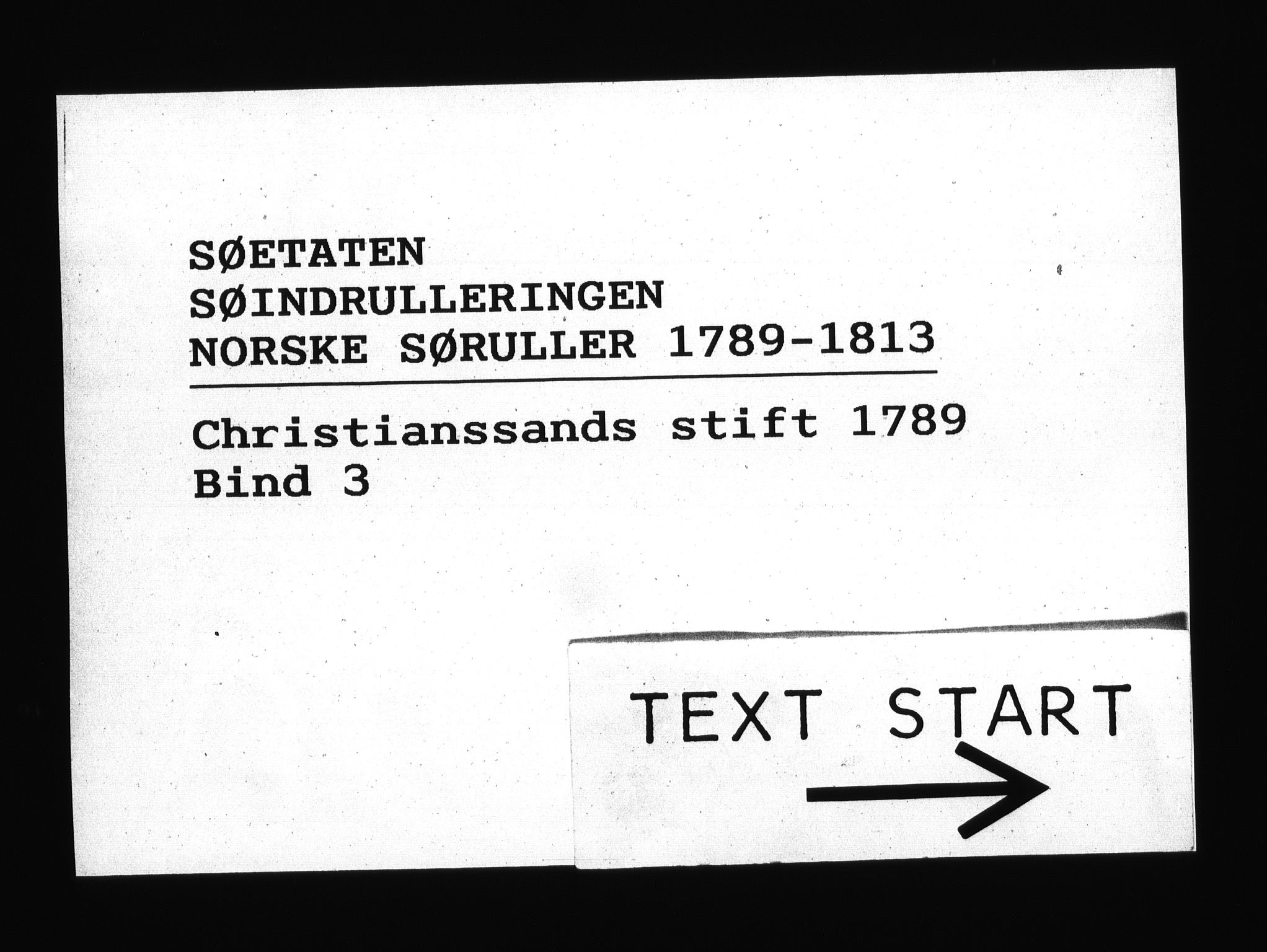 Sjøetaten, AV/RA-EA-3110/F/L0010: Bergen stift, bind 3, 1789
