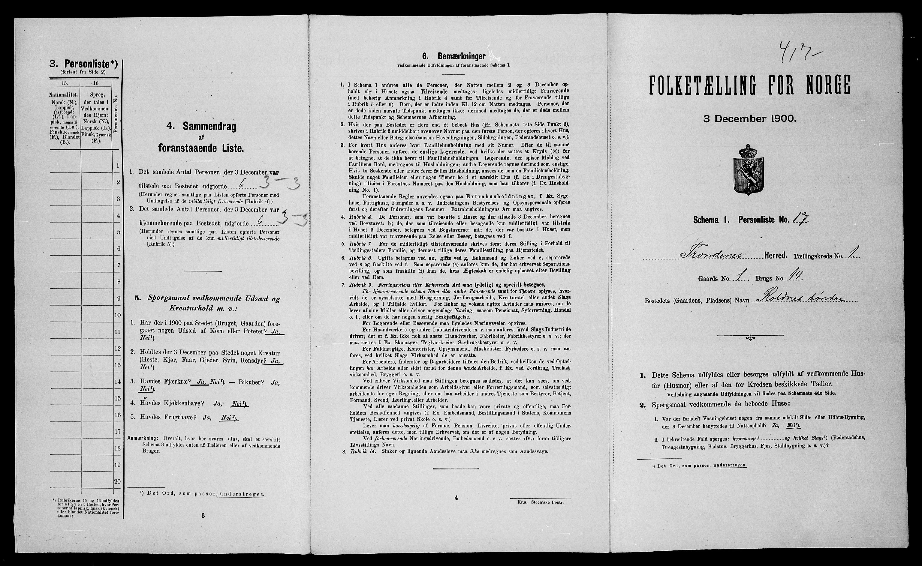 SATØ, Folketelling 1900 for 1914 Trondenes herred, 1900, s. 814