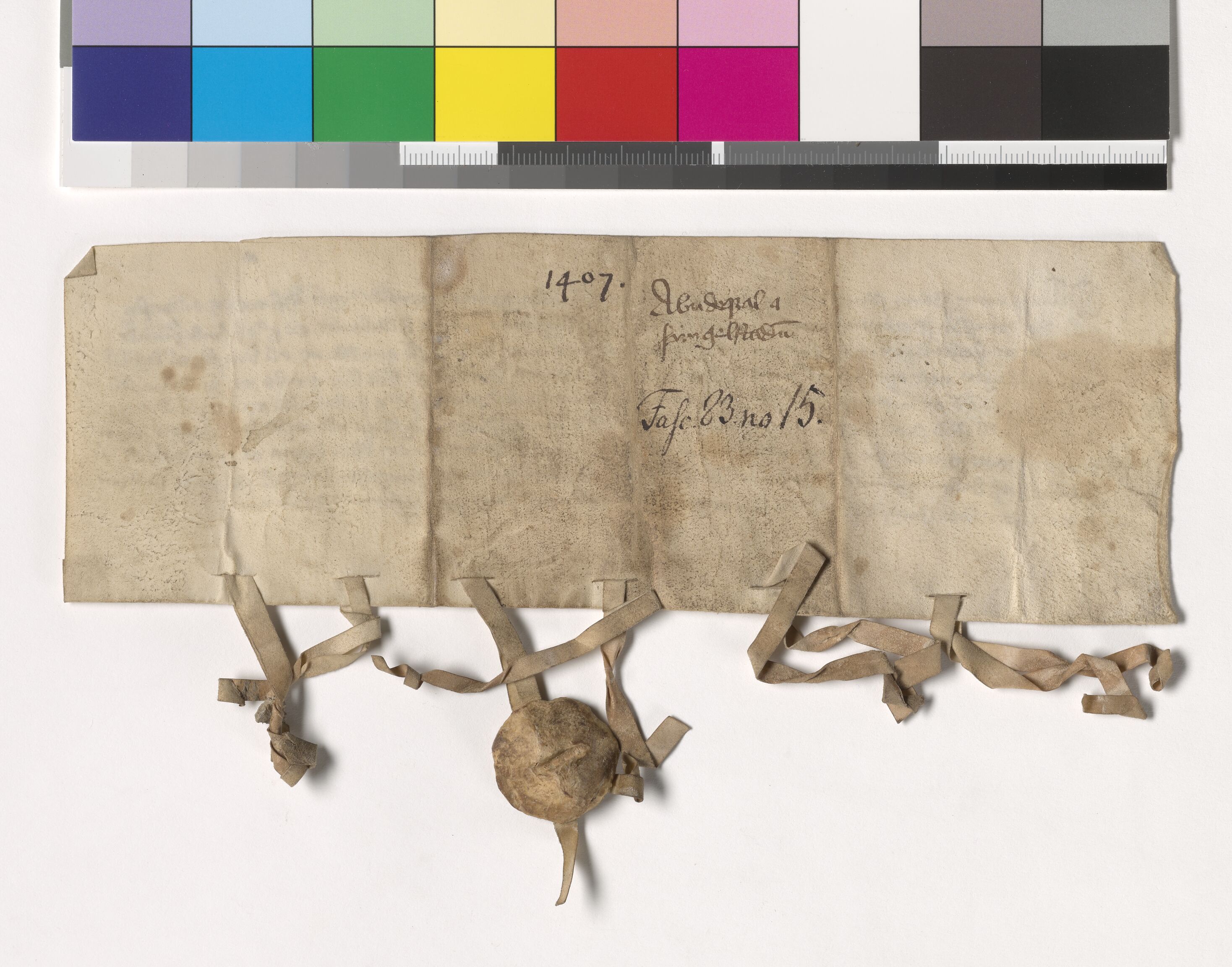 Riksarkivets diplomsamling, AV/RA-EA-5965/F05/L0203: NRA AM fasc. 83 nr. 6-15, 1405-1407, s. 12