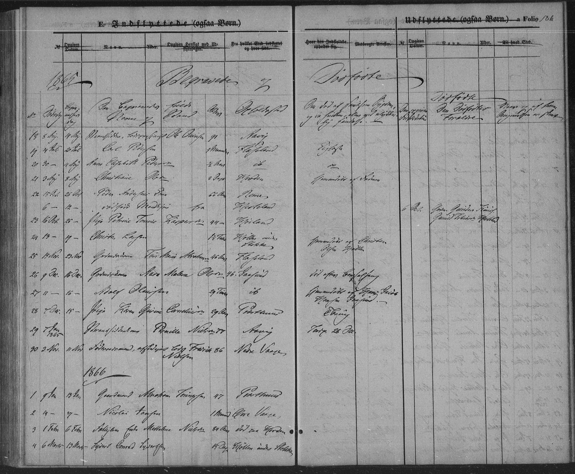 Sør-Audnedal sokneprestkontor, AV/SAK-1111-0039/F/Fa/Faa/L0002: Ministerialbok nr. A 2, 1848-1867, s. 186