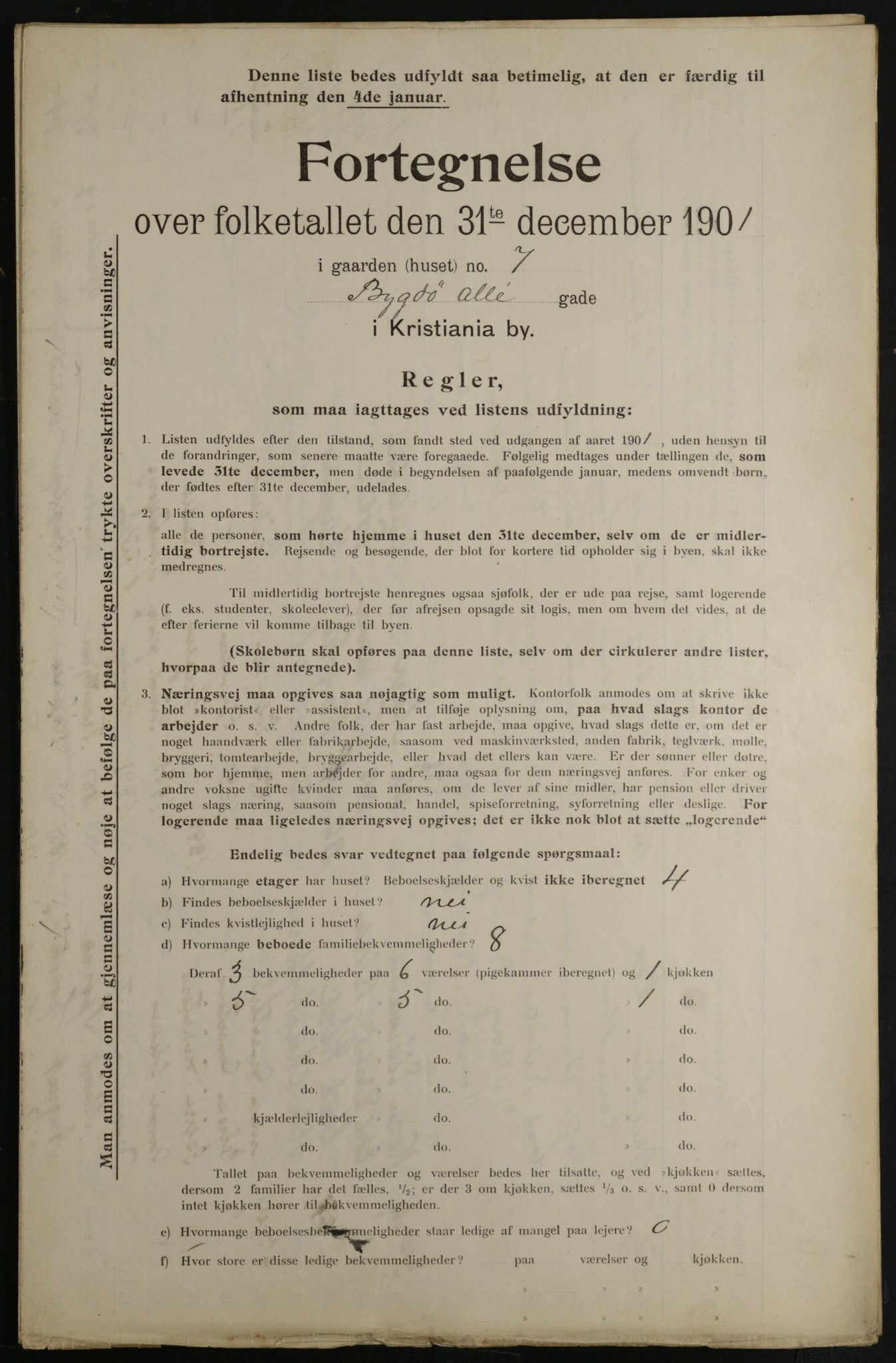 OBA, Kommunal folketelling 31.12.1901 for Kristiania kjøpstad, 1901, s. 1720