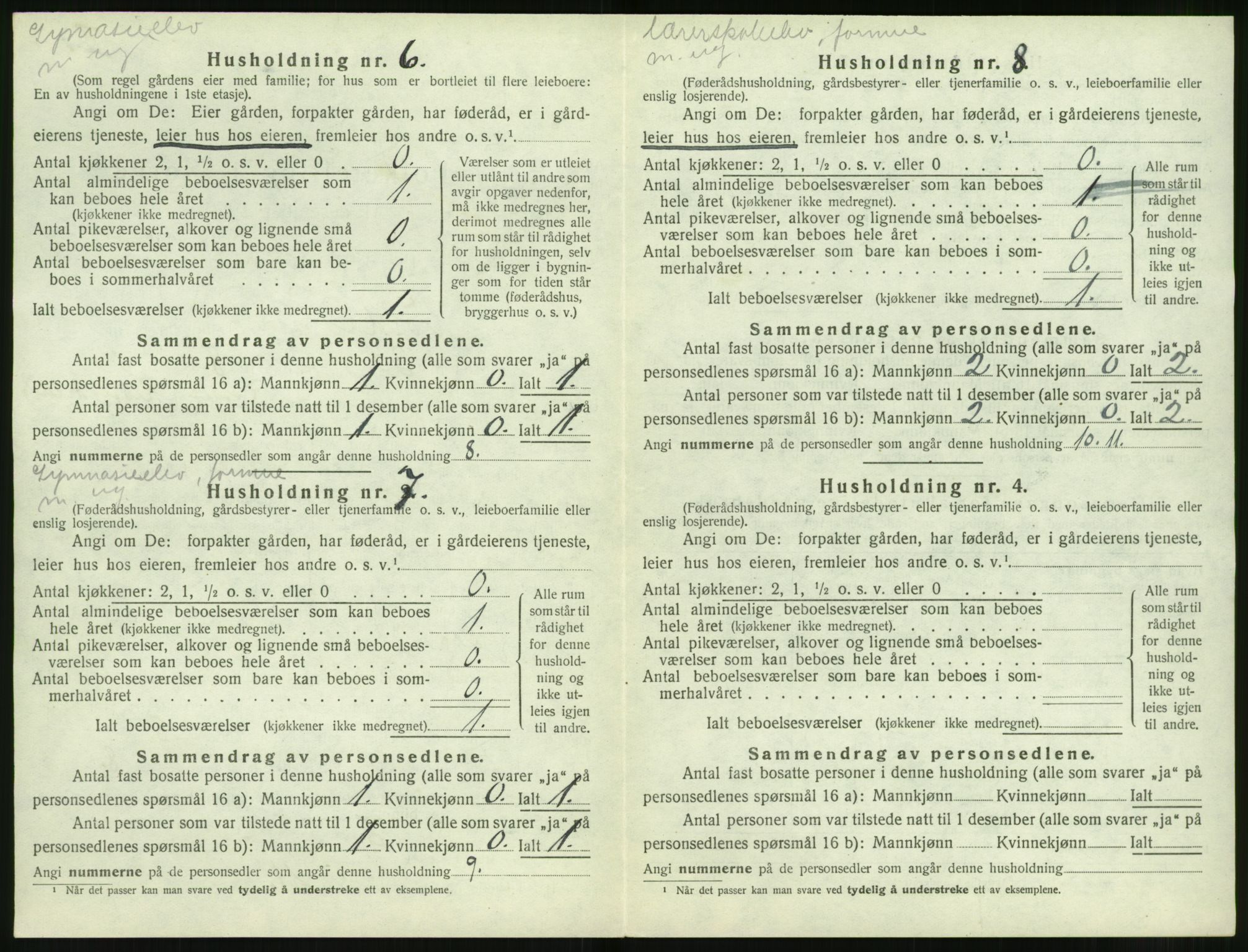 SAT, Folketelling 1920 for 1519 Volda herred, 1920, s. 975