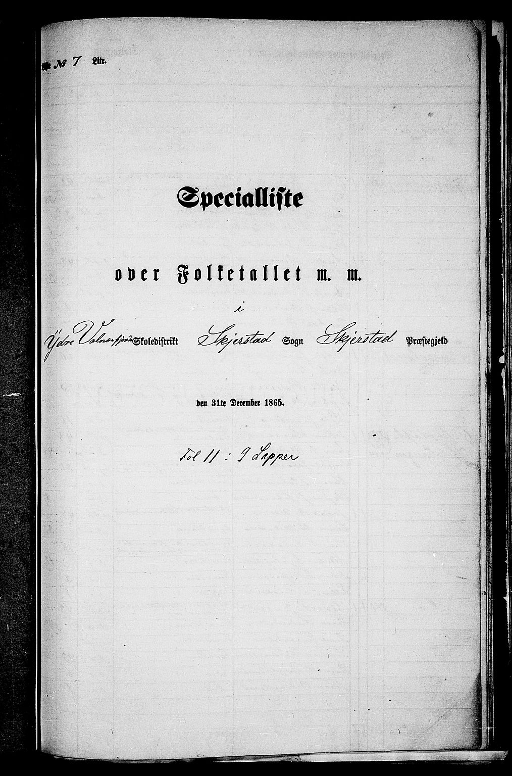 RA, Folketelling 1865 for 1842P Skjerstad prestegjeld, 1865, s. 130