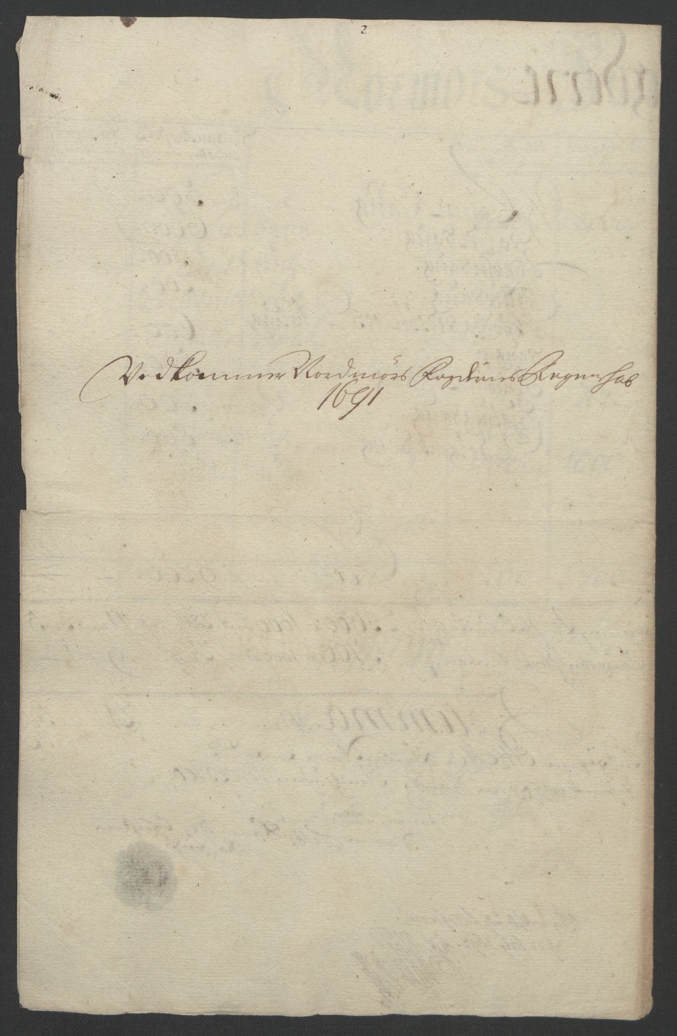 Rentekammeret inntil 1814, Reviderte regnskaper, Fogderegnskap, AV/RA-EA-4092/R56/L3734: Fogderegnskap Nordmøre, 1690-1691, s. 287