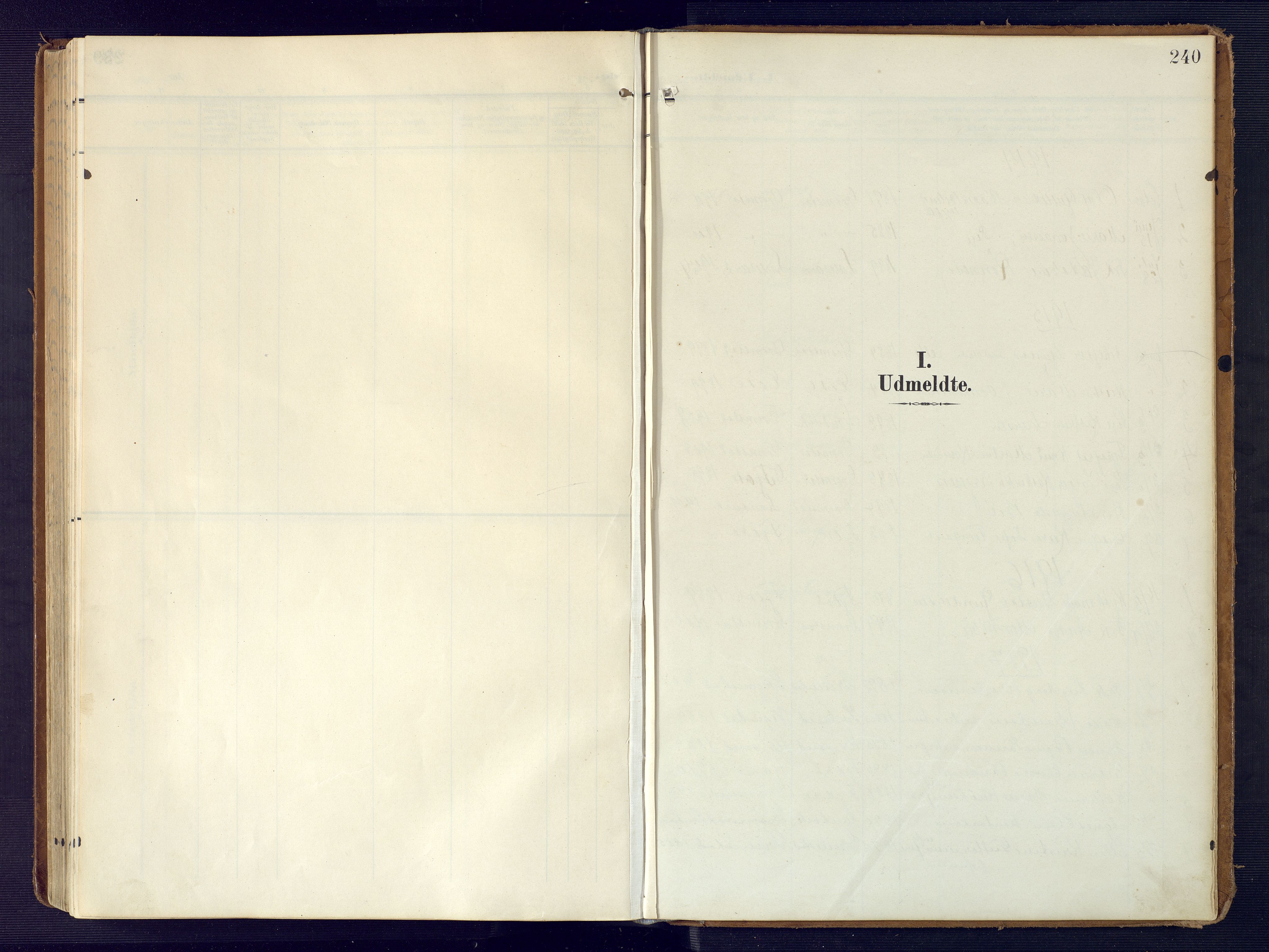 Grimstad sokneprestkontor, AV/SAK-1111-0017/F/Fa/L0005: Ministerialbok nr. A 4, 1911-1924, s. 240