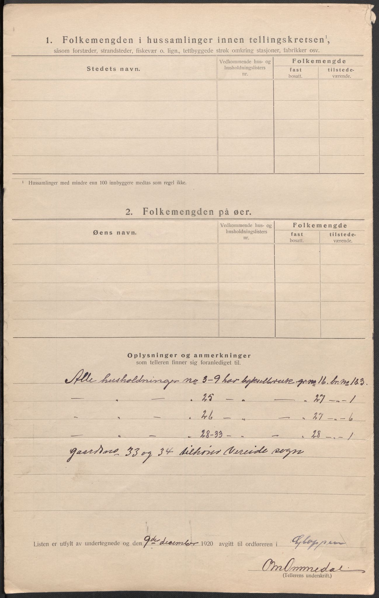 SAB, Folketelling 1920 for 1445 Gloppen herred, 1920, s. 17