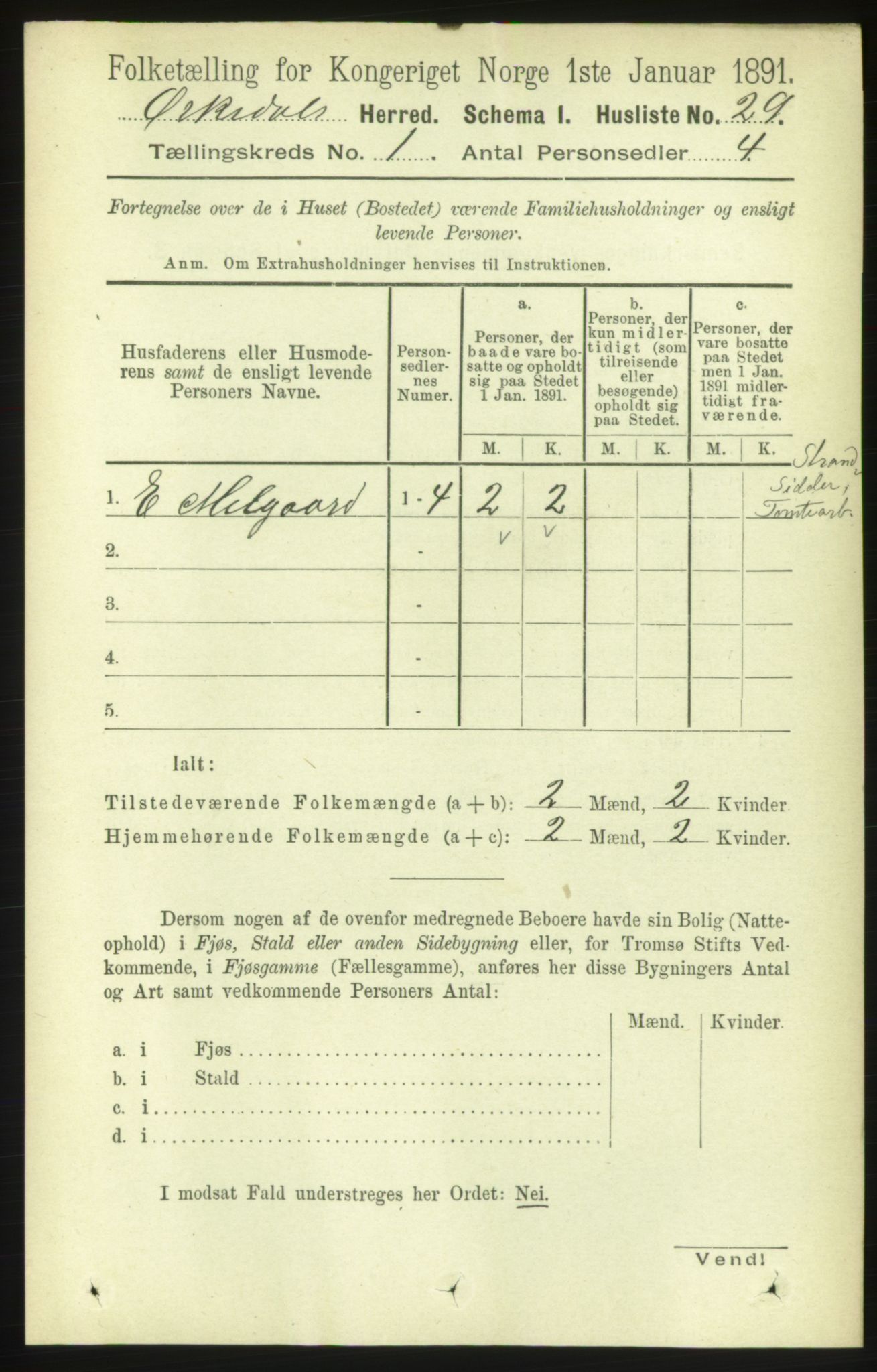 RA, Folketelling 1891 for 1638 Orkdal herred, 1891, s. 74