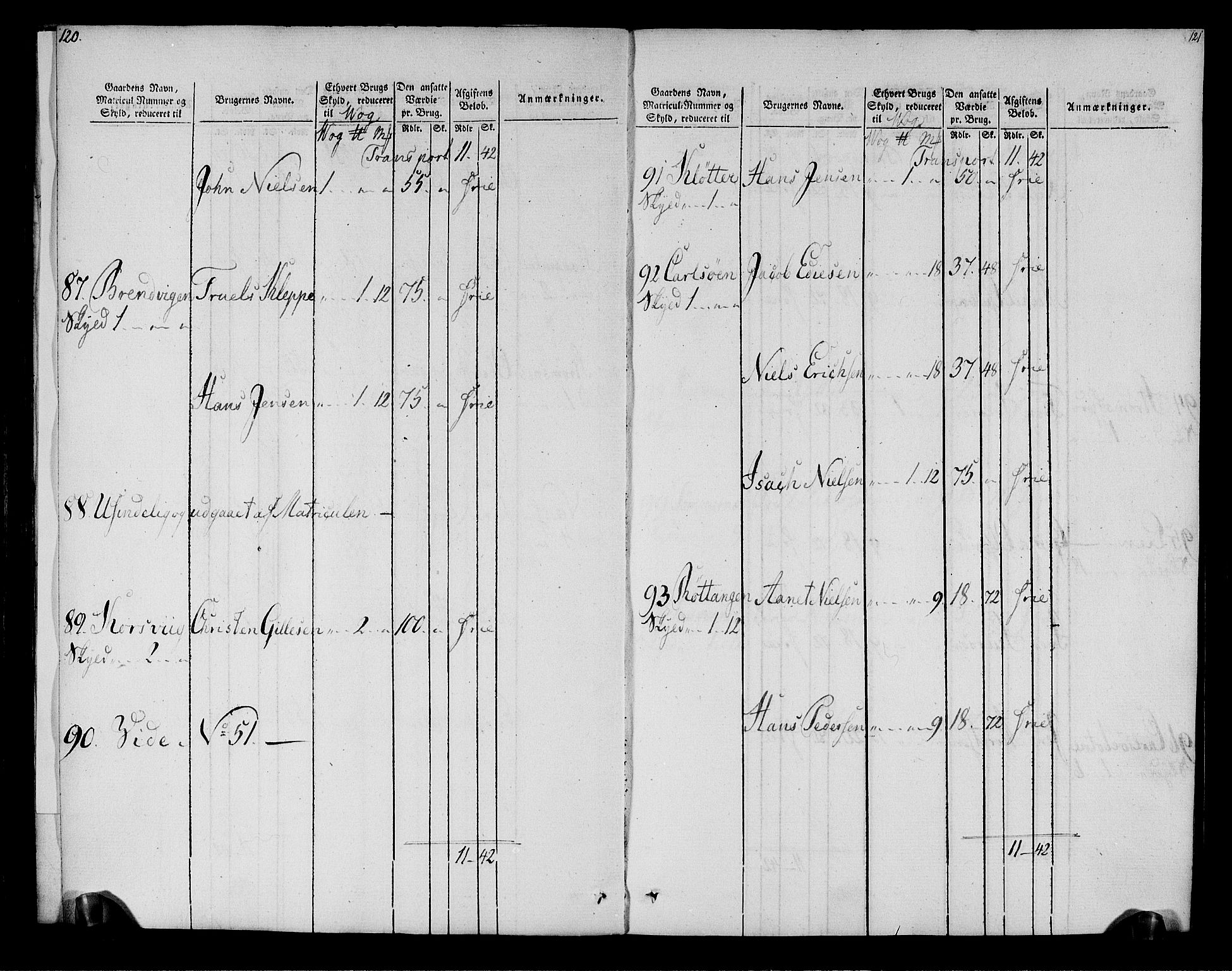 Rentekammeret inntil 1814, Realistisk ordnet avdeling, AV/RA-EA-4070/N/Ne/Nea/L0161: Salten fogderi. Oppebørselsregister, 1803-1804, s. 62