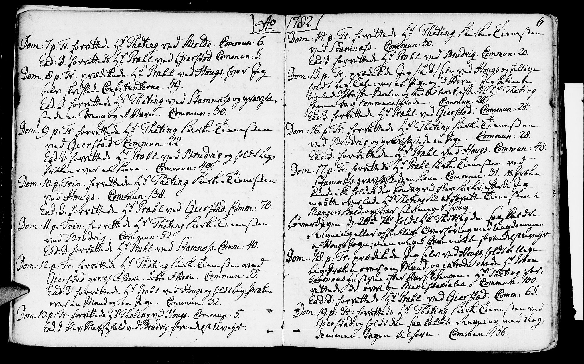 Haus sokneprestembete, AV/SAB-A-75601/H/Haa: Ministerialbok nr. A 10, 1782-1796, s. 6