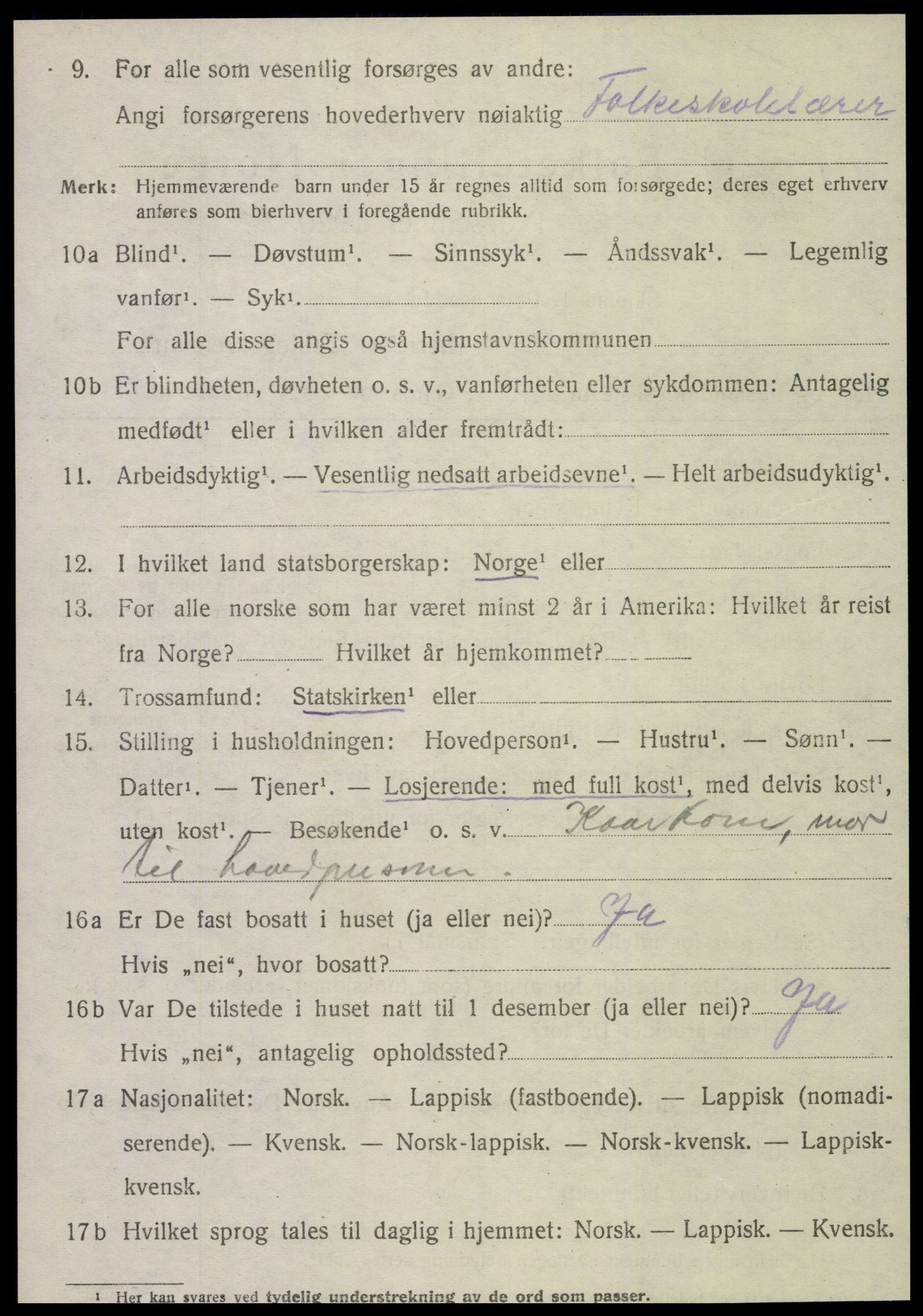 SAT, Folketelling 1920 for 1718 Leksvik herred, 1920, s. 5033