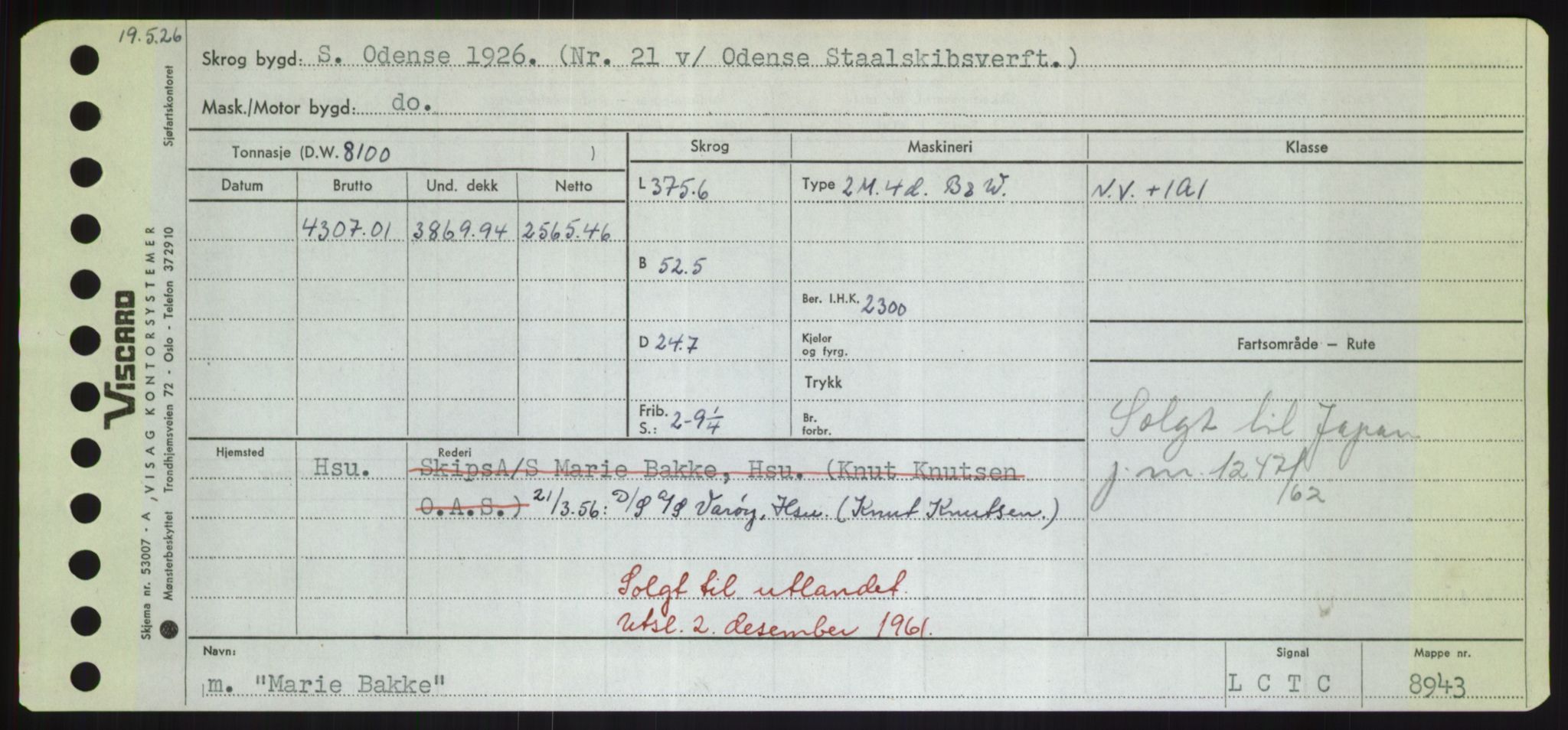 Sjøfartsdirektoratet med forløpere, Skipsmålingen, RA/S-1627/H/Hd/L0024: Fartøy, M-Mim, s. 255