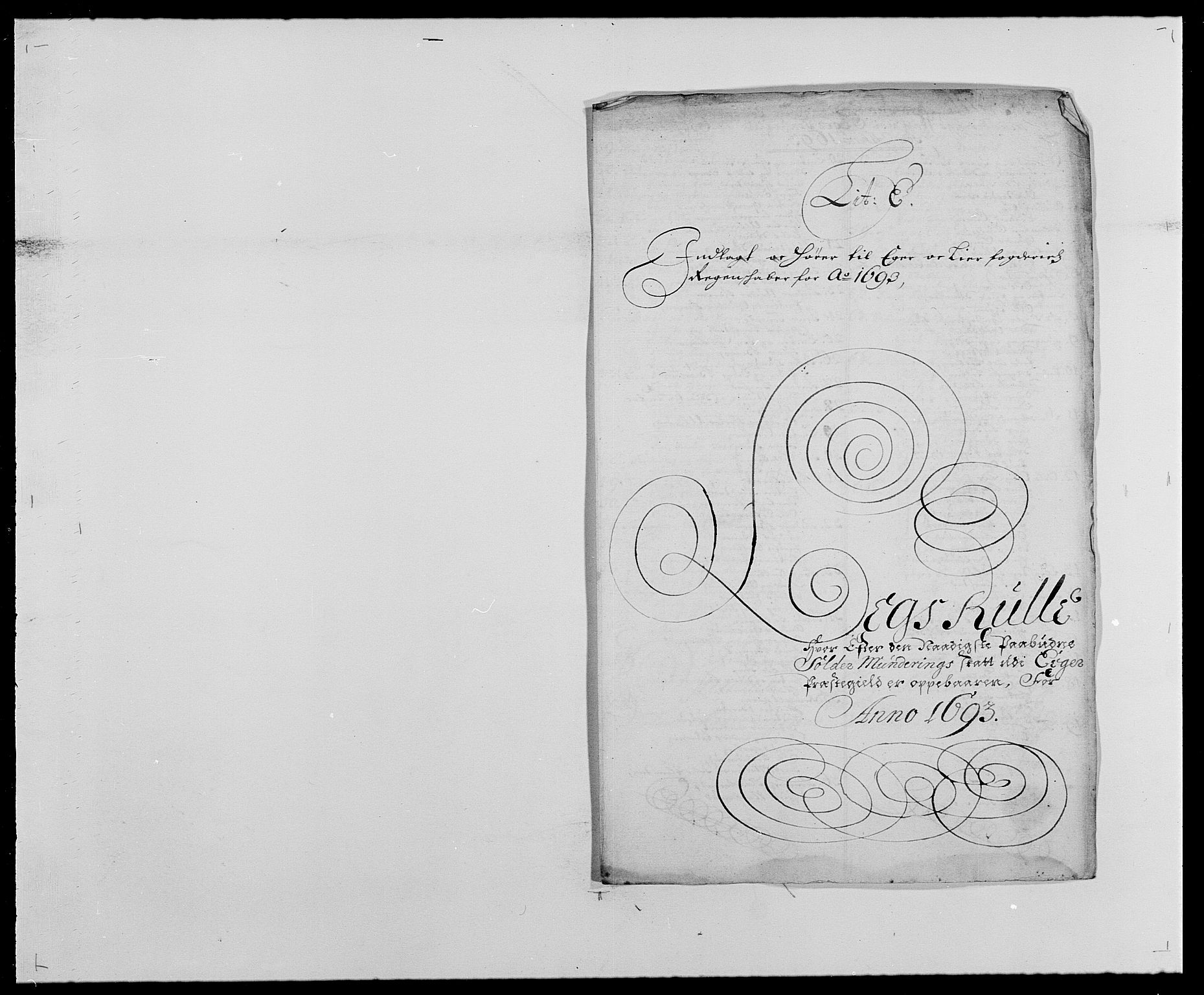 Rentekammeret inntil 1814, Reviderte regnskaper, Fogderegnskap, AV/RA-EA-4092/R28/L1690: Fogderegnskap Eiker og Lier, 1692-1693, s. 181