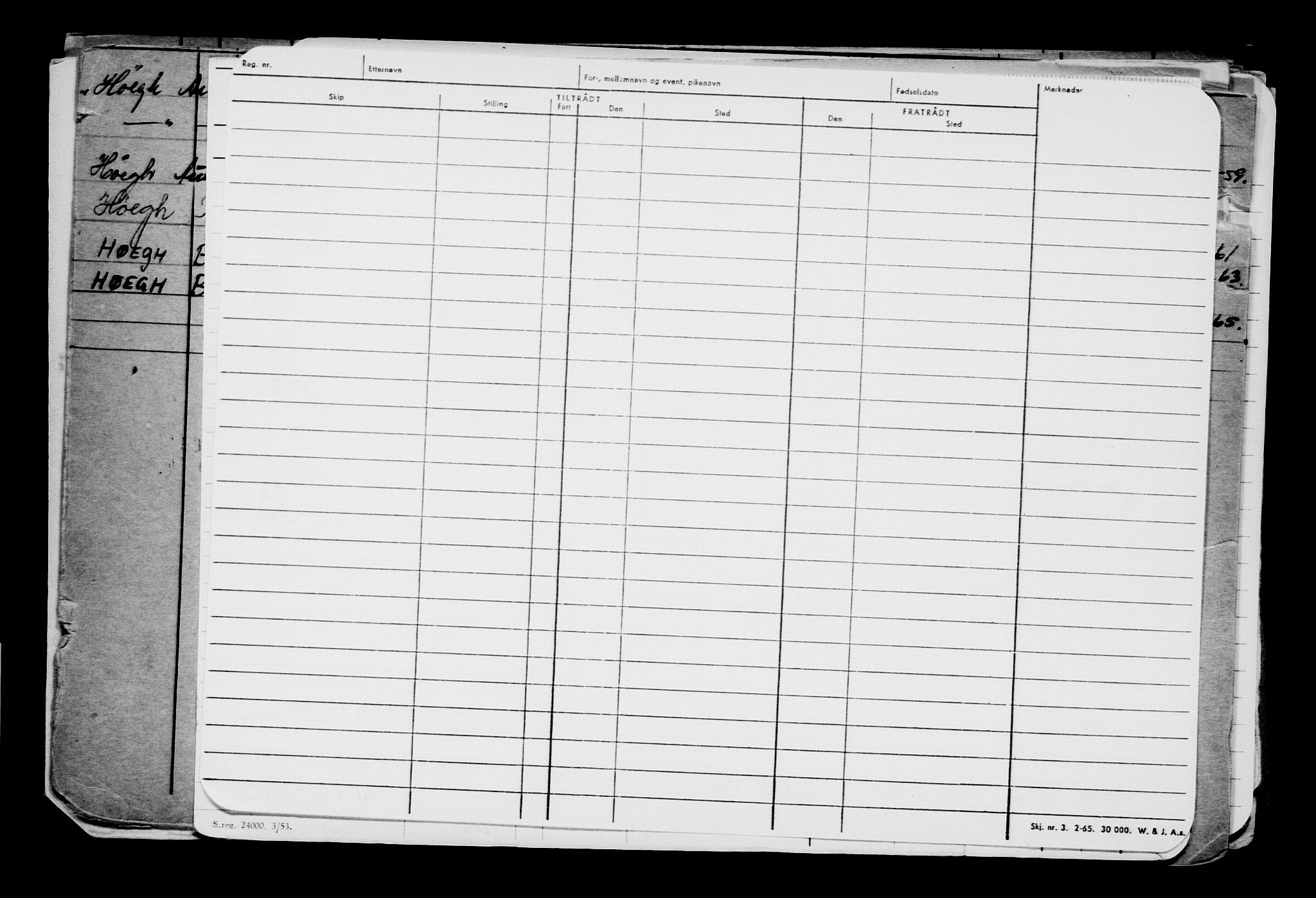 Direktoratet for sjømenn, AV/RA-S-3545/G/Gb/L0052: Hovedkort, 1904, s. 52