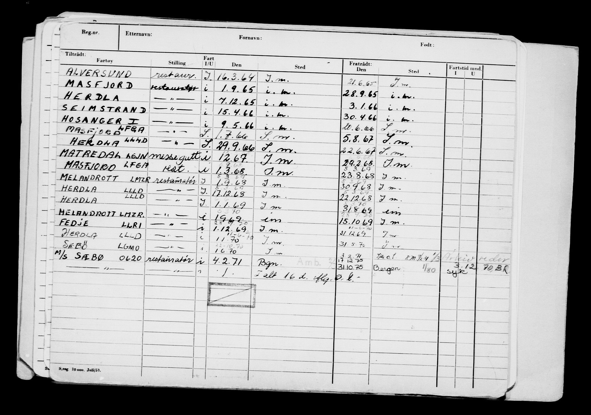 Direktoratet for sjømenn, AV/RA-S-3545/G/Gb/L0118: Hovedkort, 1914, s. 357