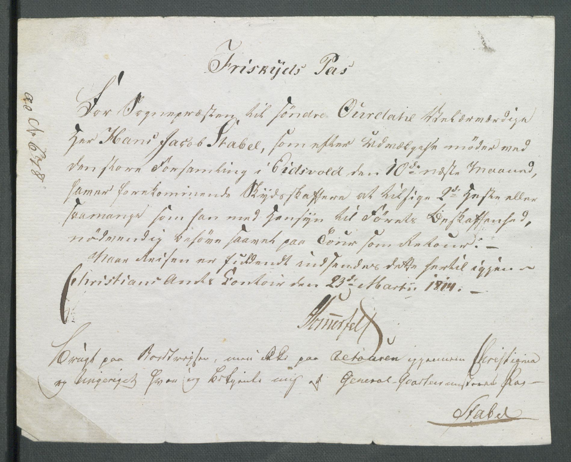 5. departement for finans-, handels- og tollfaget, RA/S-3893/C/Cb/L0014: Regninger fra Riksforsamlingens deputerede, 1814, s. 240