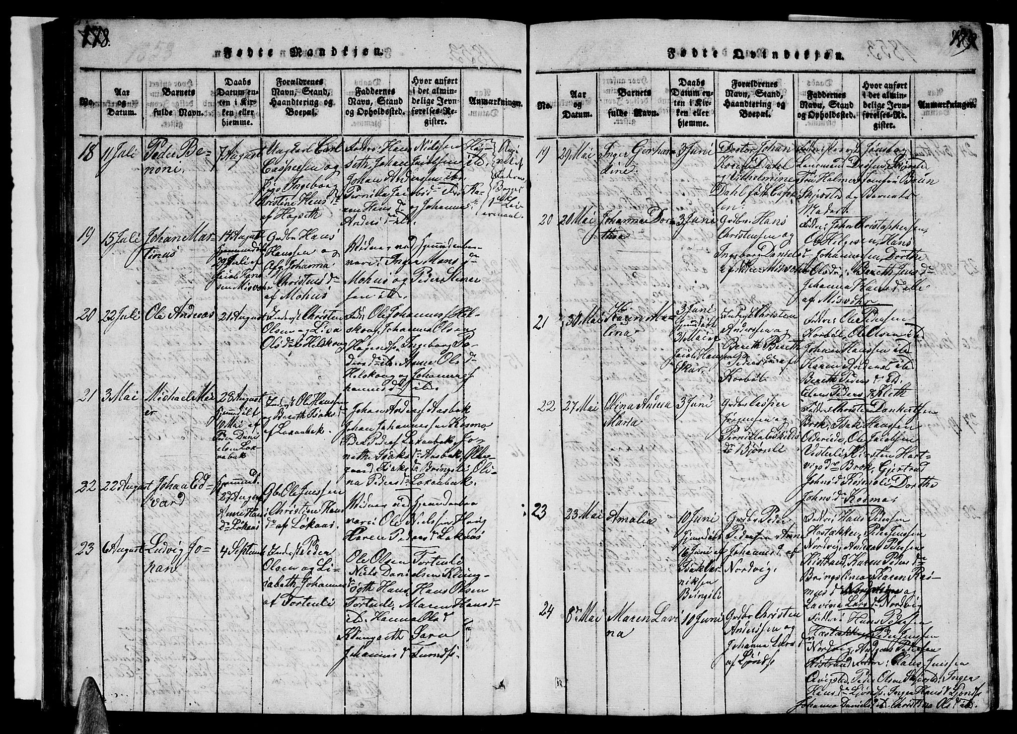 Ministerialprotokoller, klokkerbøker og fødselsregistre - Nordland, AV/SAT-A-1459/852/L0752: Klokkerbok nr. 852C03, 1840-1855, s. 178-179