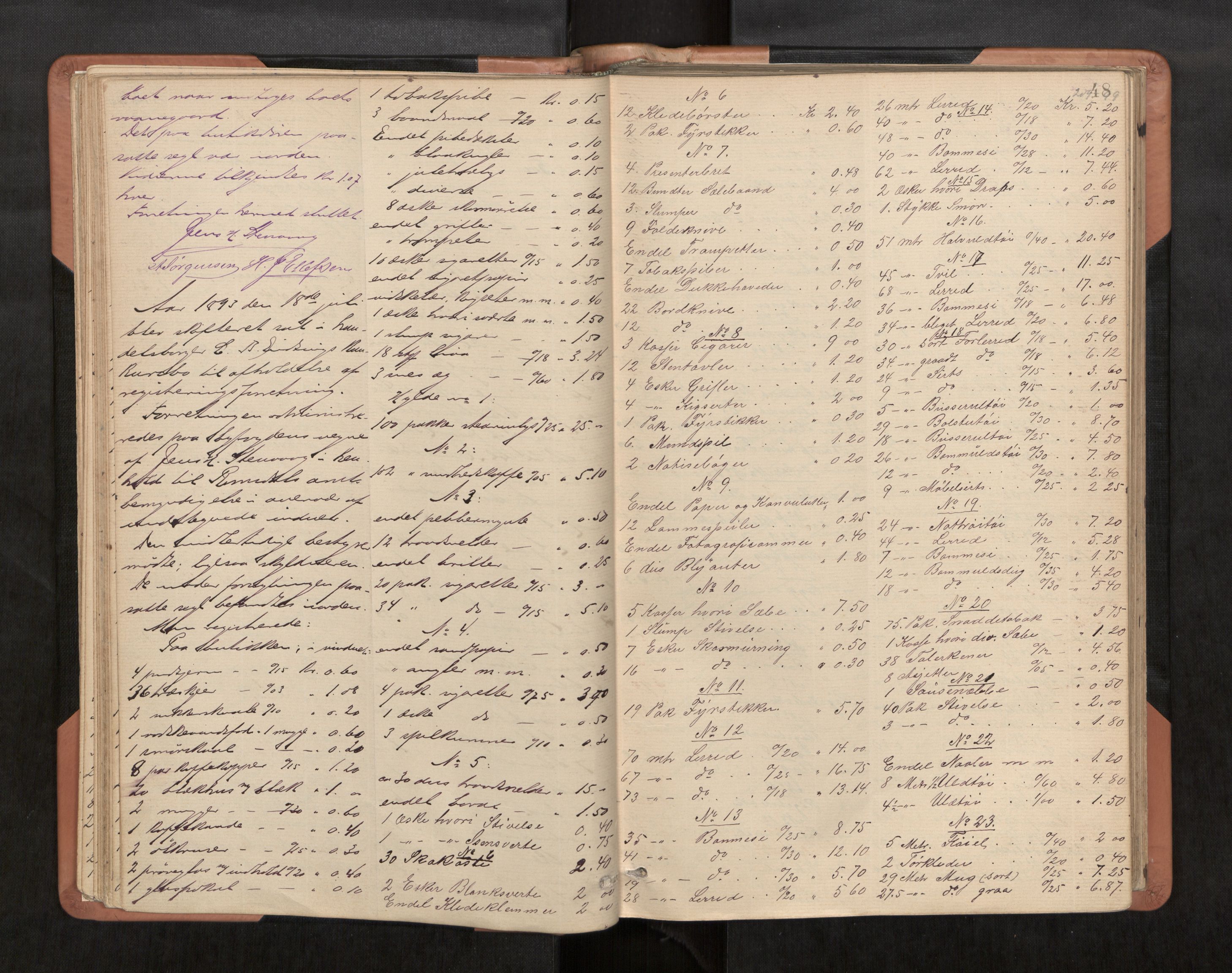 Ålesund byfogd, AV/SAT-A-4384/0001/03/03C/L0004: Registreringsprotokoll, 1891-1909, s. 48