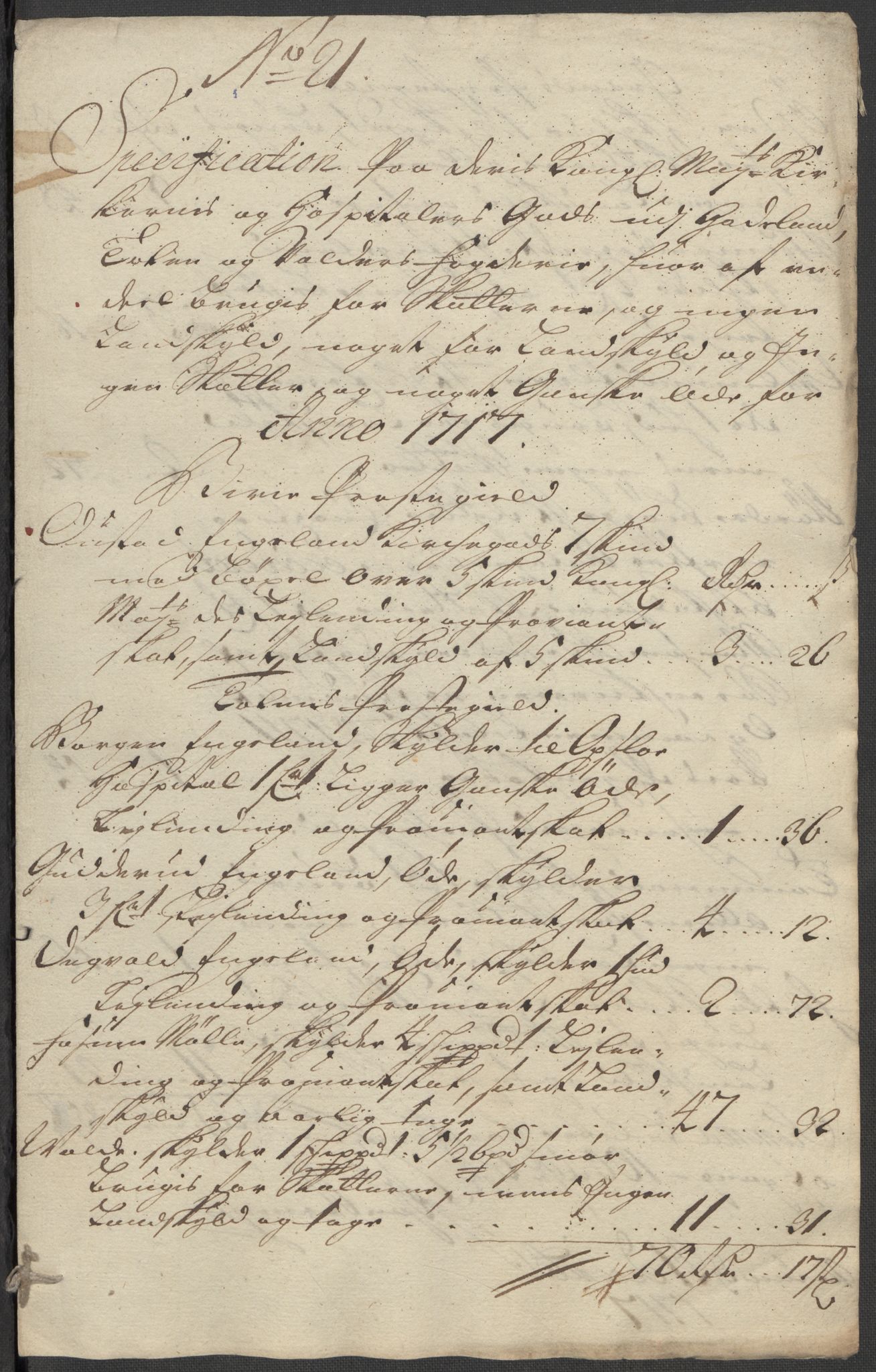 Rentekammeret inntil 1814, Reviderte regnskaper, Fogderegnskap, RA/EA-4092/R18/L1318: Fogderegnskap Hadeland, Toten og Valdres, 1717, s. 180