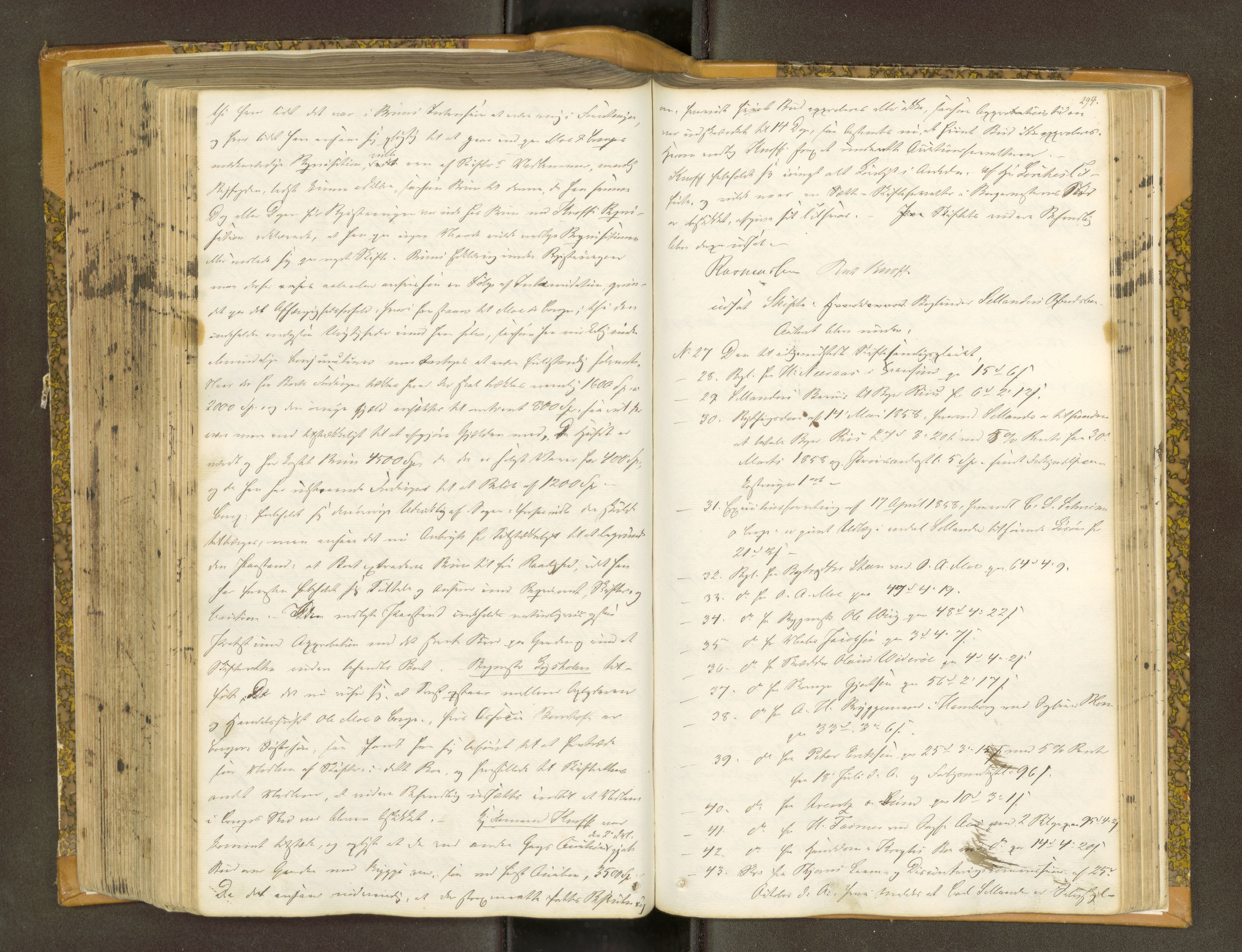 Trondheim byfogd, AV/SAT-A-0003/1/3/3B/L0005: Skiftebehandlingsprotokoll (u/ register) gml.nr.29. U, 1851-1859, s. 294