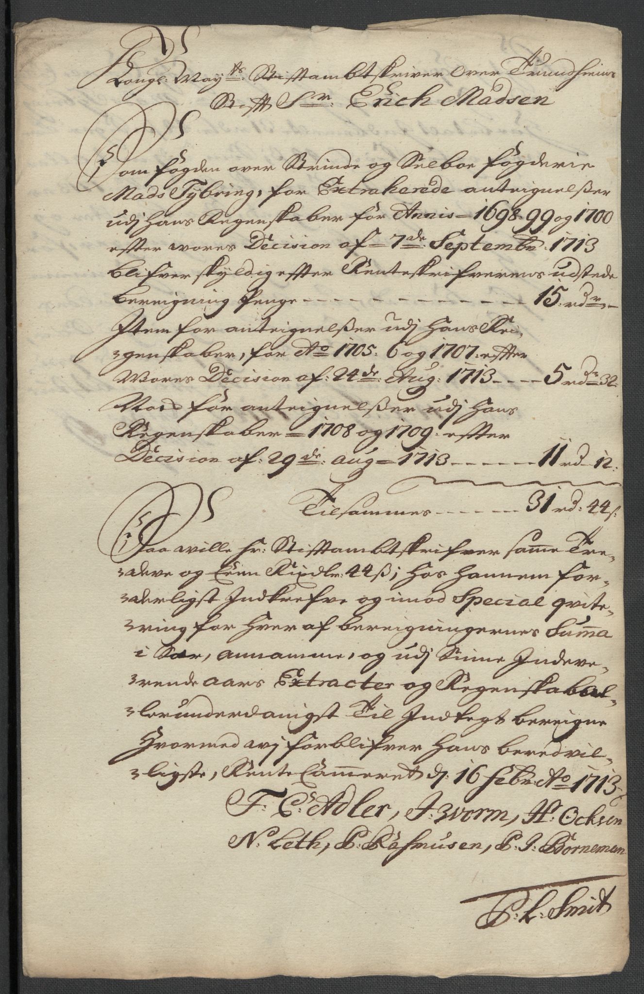 Rentekammeret inntil 1814, Reviderte regnskaper, Fogderegnskap, AV/RA-EA-4092/R61/L4111: Fogderegnskap Strinda og Selbu, 1709-1710, s. 270