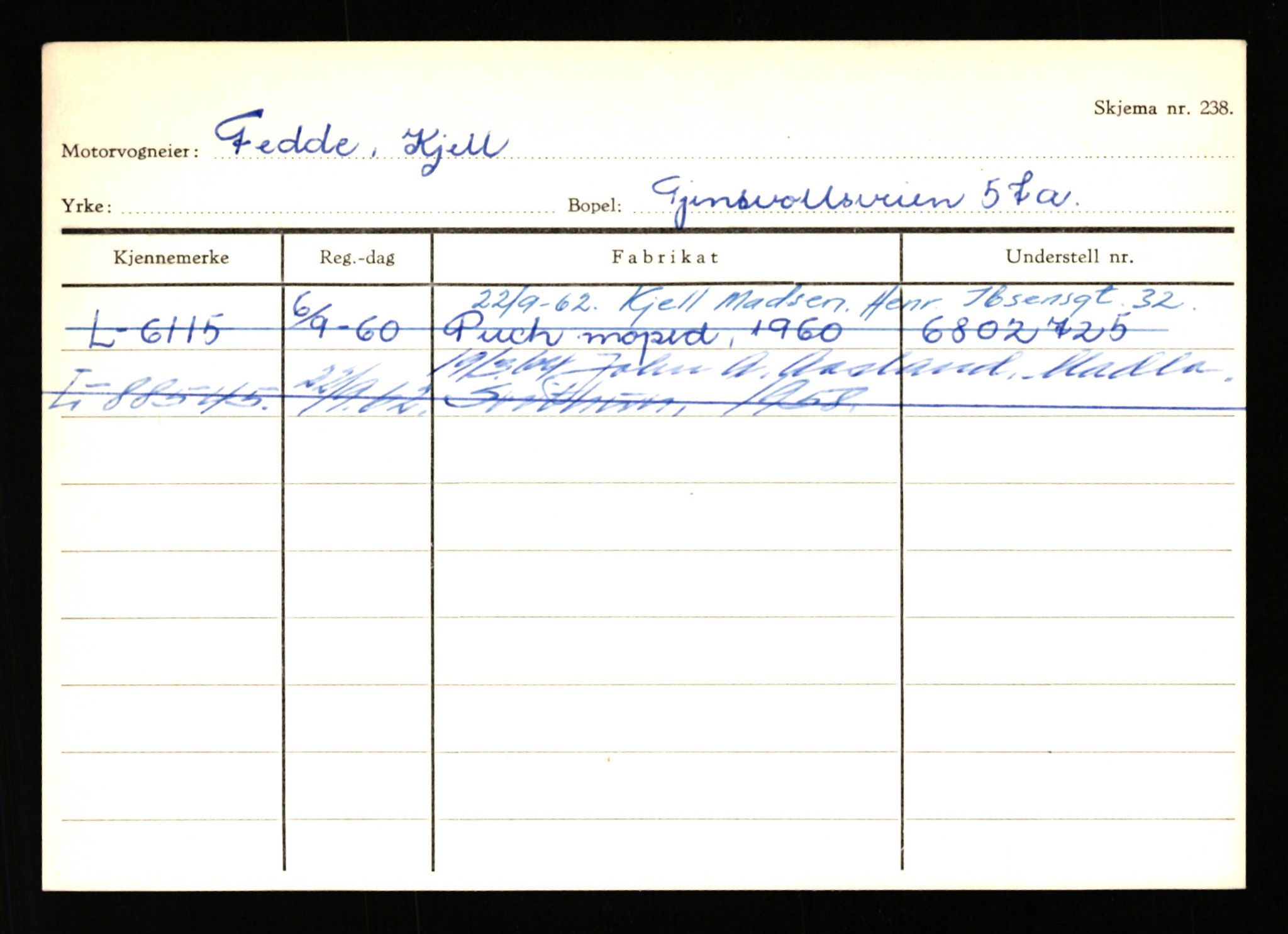 Stavanger trafikkstasjon, AV/SAST-A-101942/0/H/L0008: Eraker - Fjellstad, 1930-1971, s. 2370