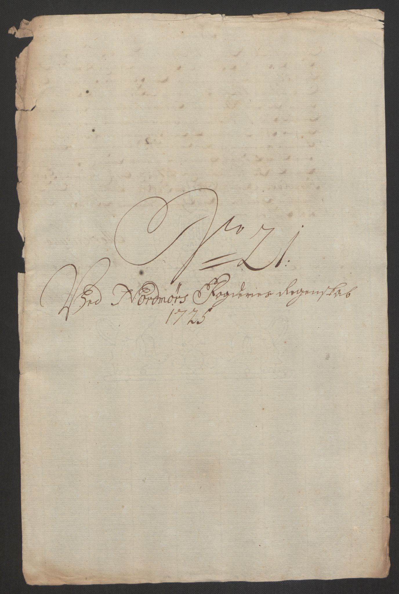 Rentekammeret inntil 1814, Reviderte regnskaper, Fogderegnskap, RA/EA-4092/R56/L3758: Fogderegnskap Nordmøre, 1725, s. 216