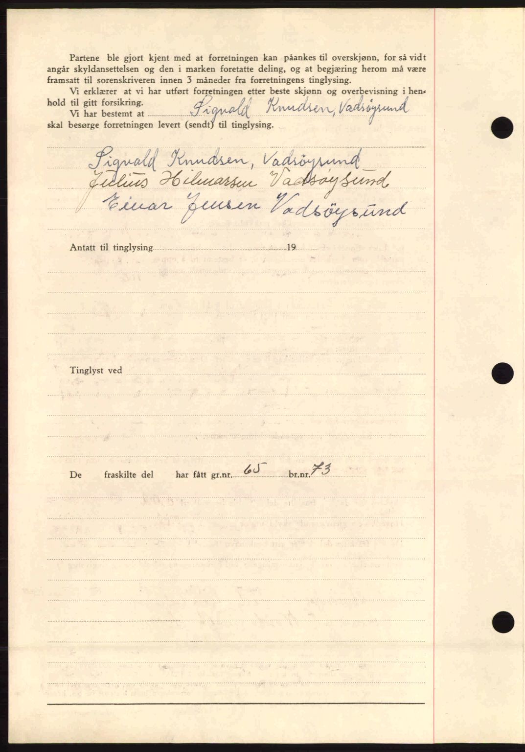 Hitra sorenskriveri, SAT/A-0018/2/2C/2Ca: Pantebok nr. A5, 1947-1948, Dagboknr: 1297/1948