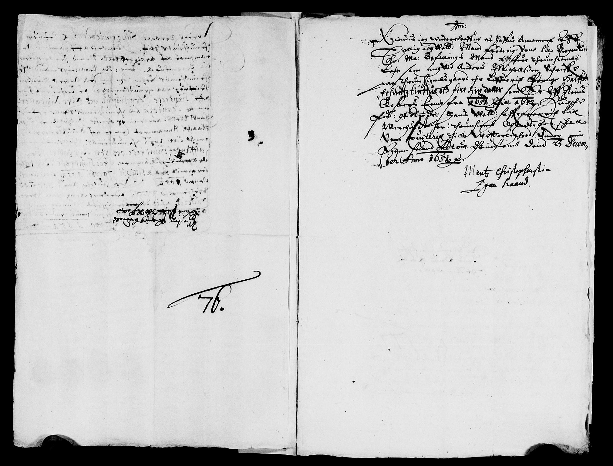 Rentekammeret inntil 1814, Reviderte regnskaper, Lensregnskaper, AV/RA-EA-5023/R/Rb/Rbw/L0103: Trondheim len, 1651-1652