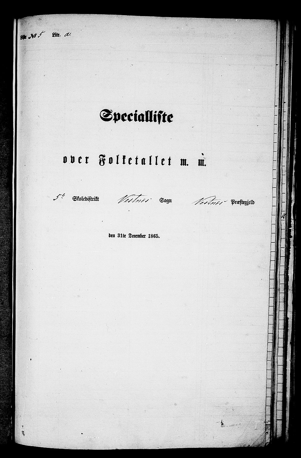 RA, Folketelling 1865 for 1535P Vestnes prestegjeld, 1865, s. 102