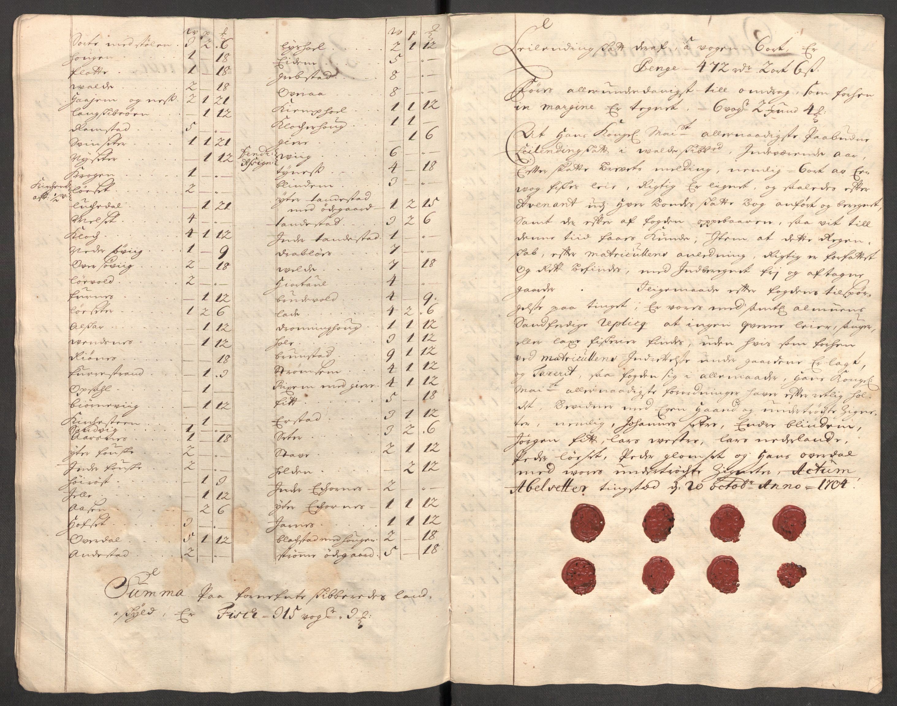 Rentekammeret inntil 1814, Reviderte regnskaper, Fogderegnskap, RA/EA-4092/R54/L3560: Fogderegnskap Sunnmøre, 1704-1705, s. 16