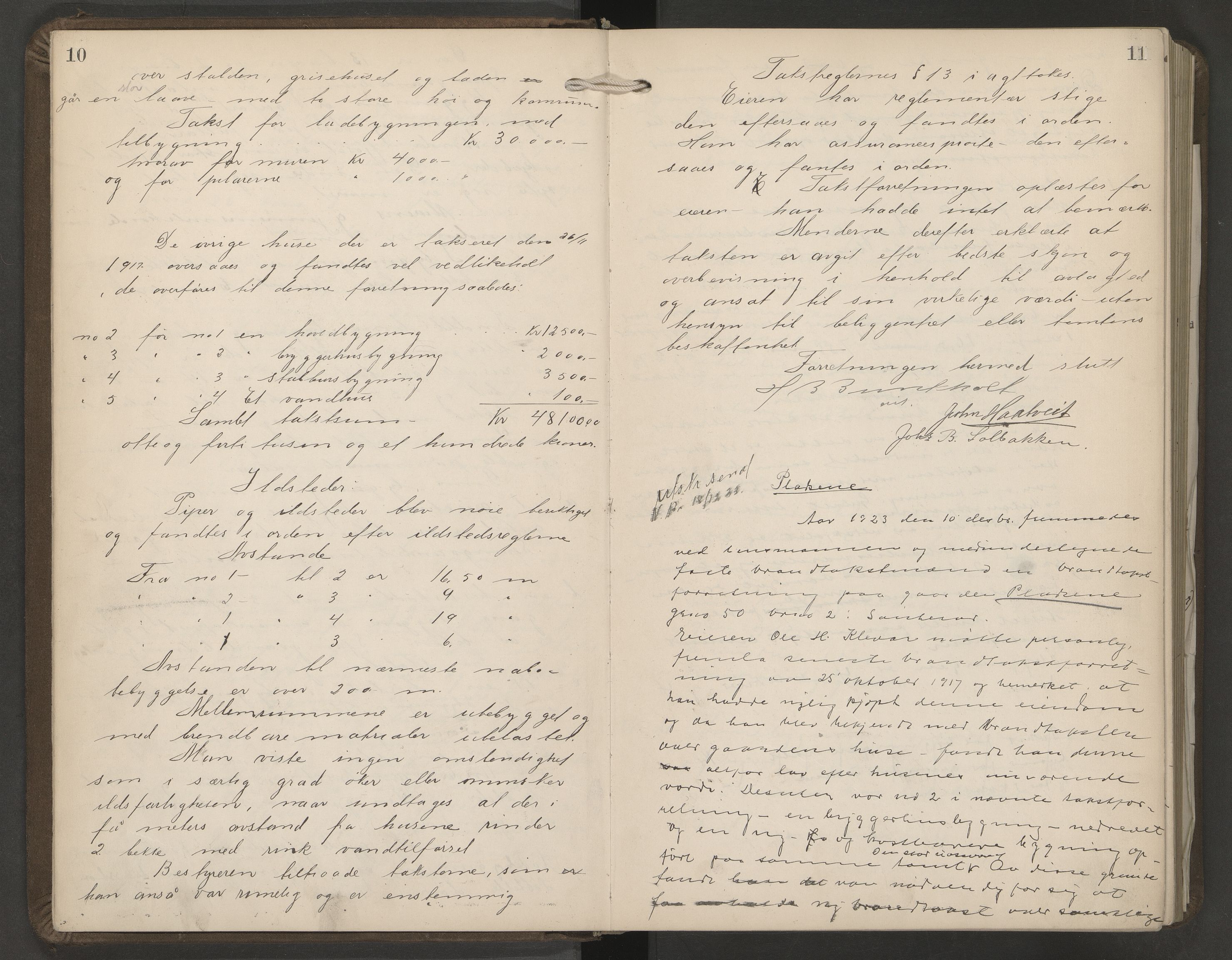 Sauherad lensmannskontor, AV/SAKO-A-571/Y/Yb/Yba/L0005: Branntakstprotokoll, 1923-1941
