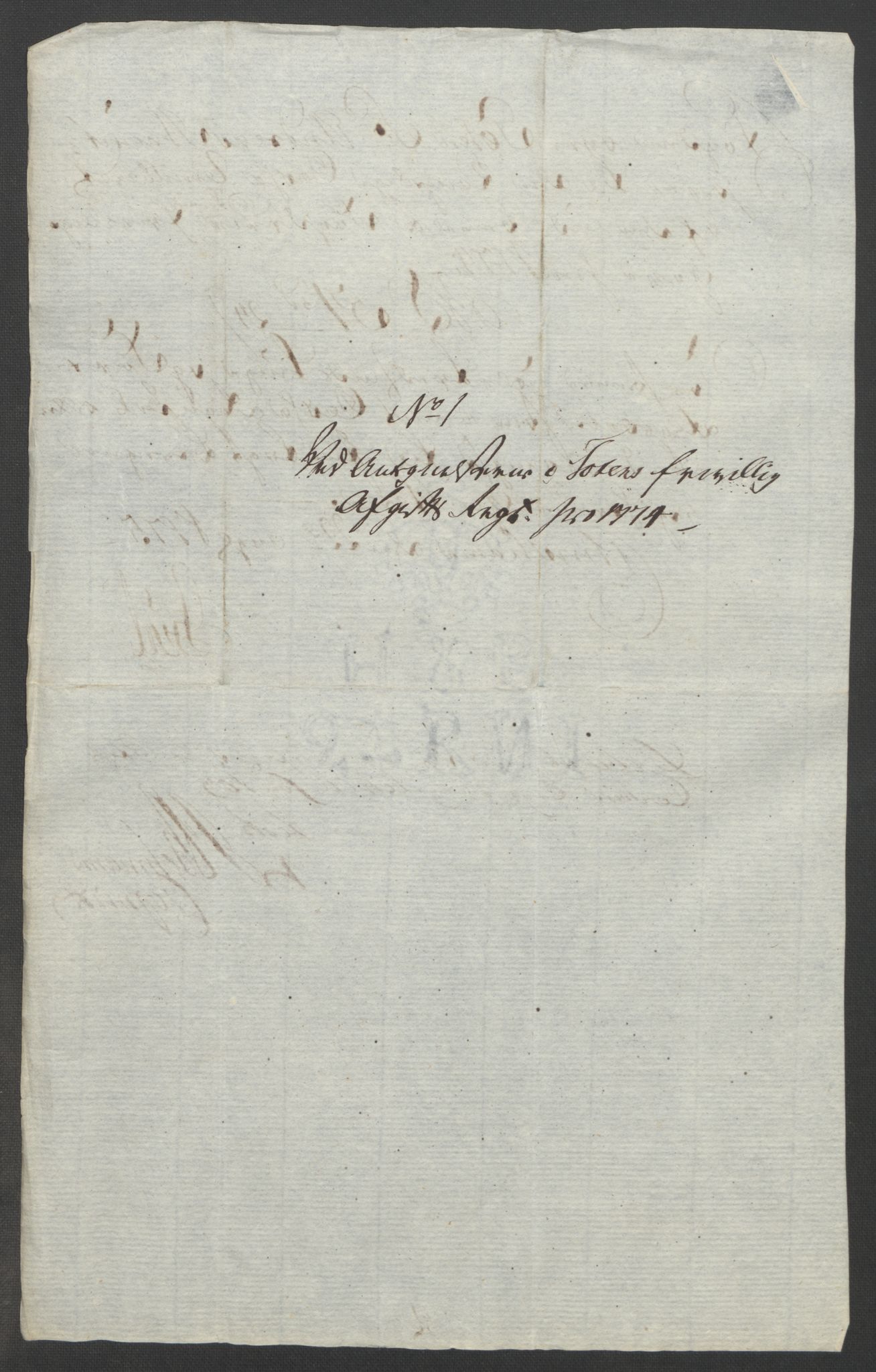 Rentekammeret inntil 1814, Reviderte regnskaper, Fogderegnskap, RA/EA-4092/R19/L1399: Fogderegnskap Toten, Hadeland og Vardal, 1762-1783, s. 365