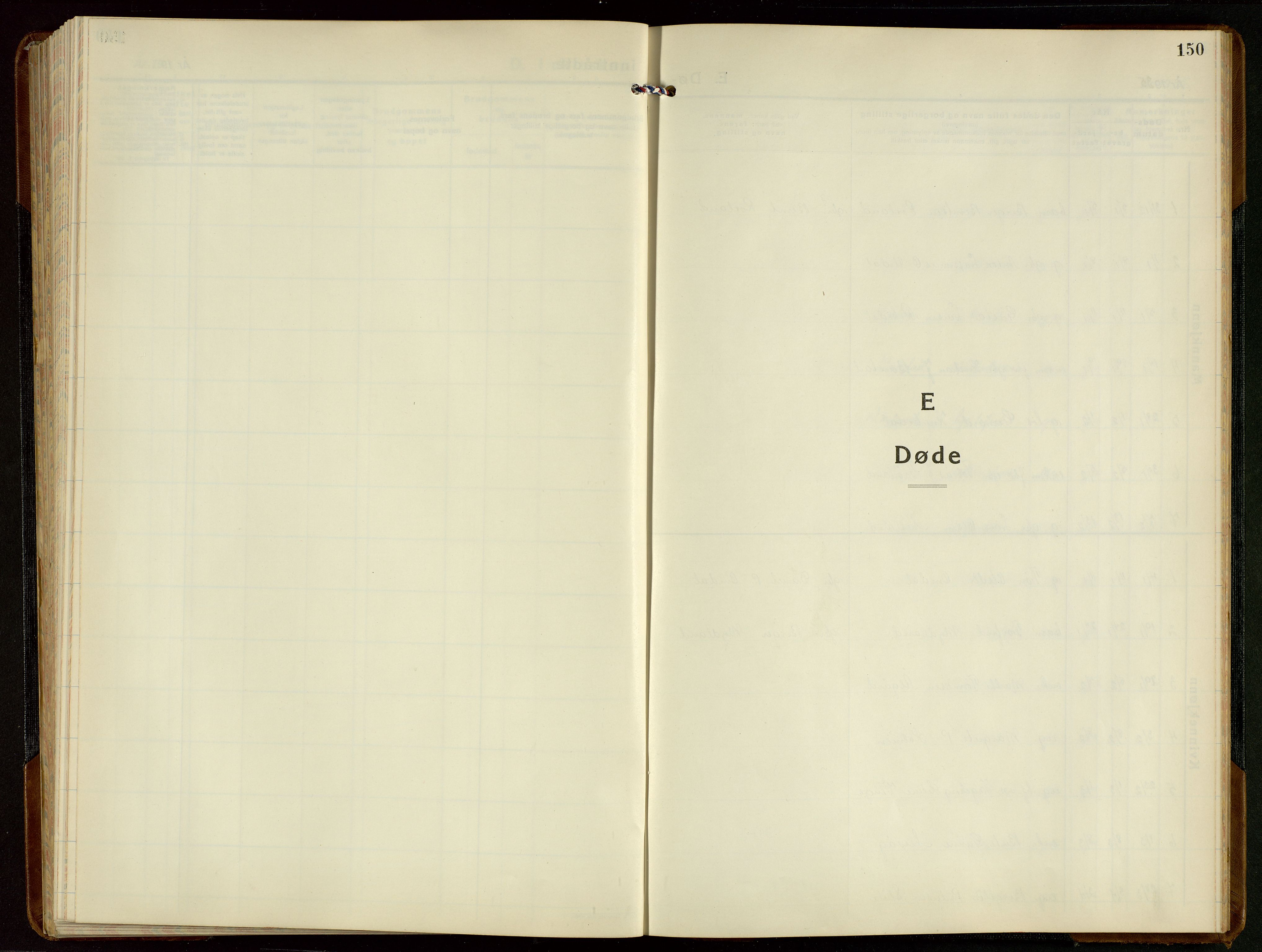 Sokndal sokneprestkontor, SAST/A-101808: Klokkerbok nr. B 9, 1935-1949, s. 150