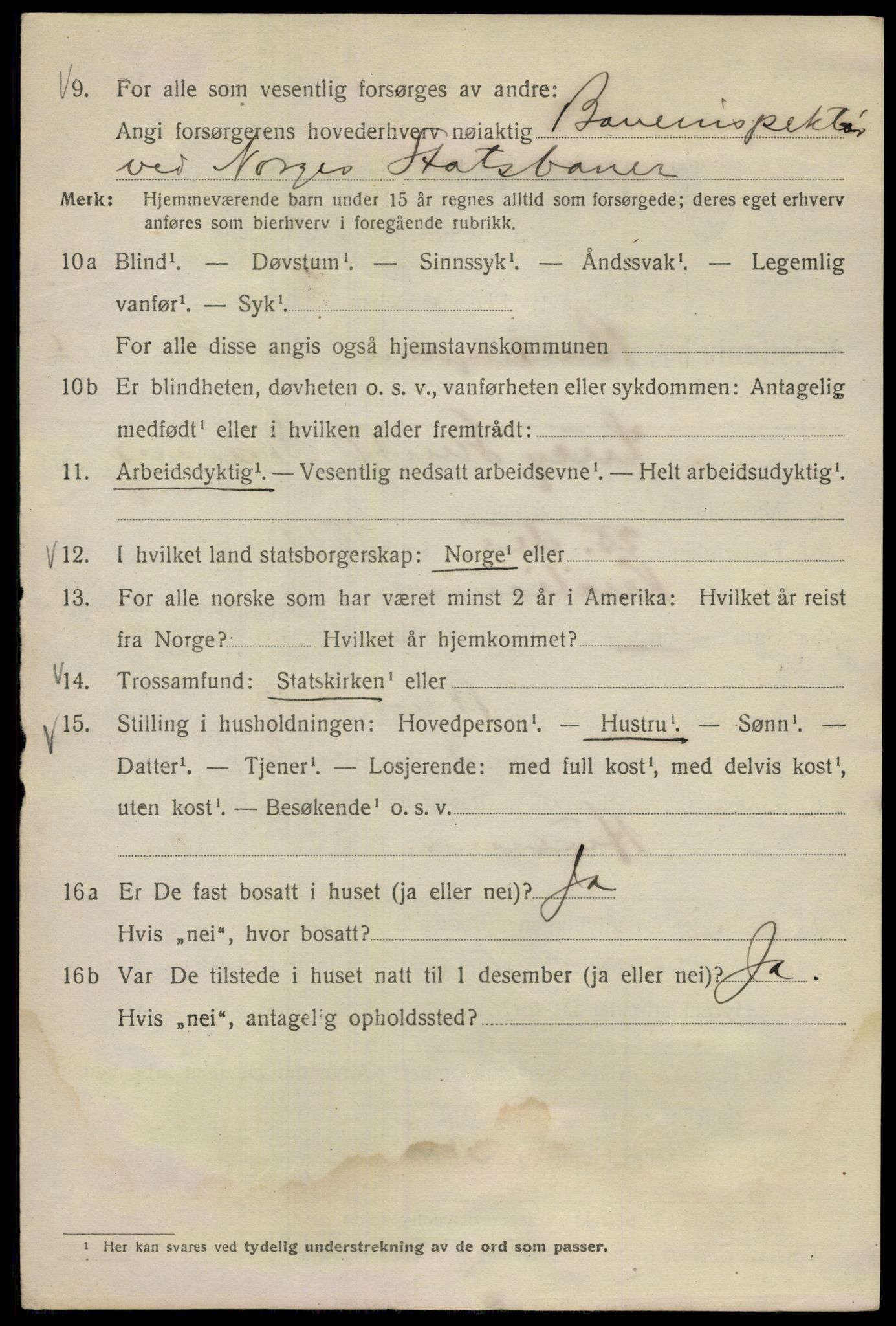 SAO, Folketelling 1920 for 0301 Kristiania kjøpstad, 1920, s. 173012