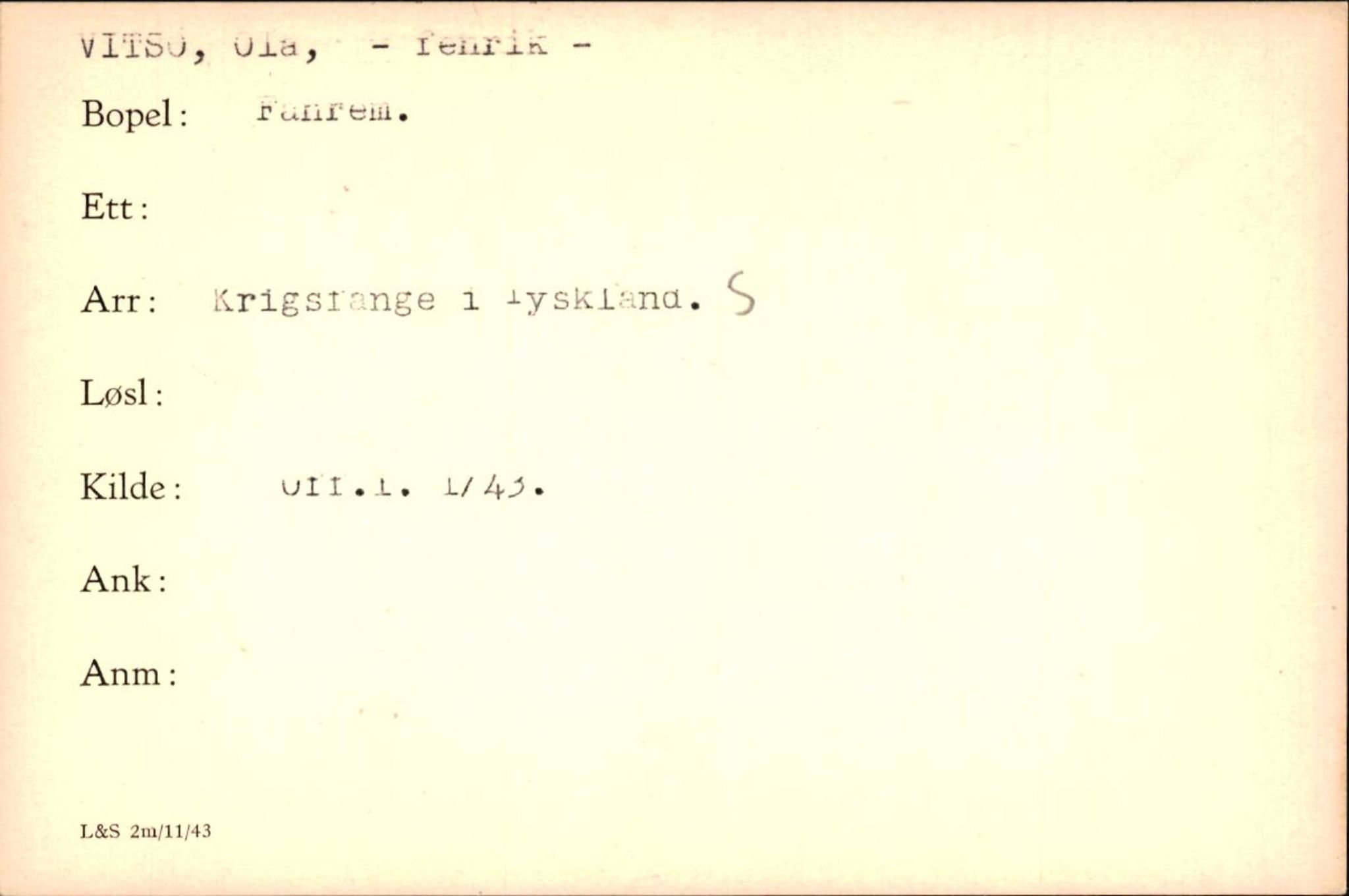 Forsvaret, Forsvarets krigshistoriske avdeling, AV/RA-RAFA-2017/Y/Yf/L0200: II-C-11-2102  -  Norske krigsfanger i Tyskland, 1940-1945, s. 1118