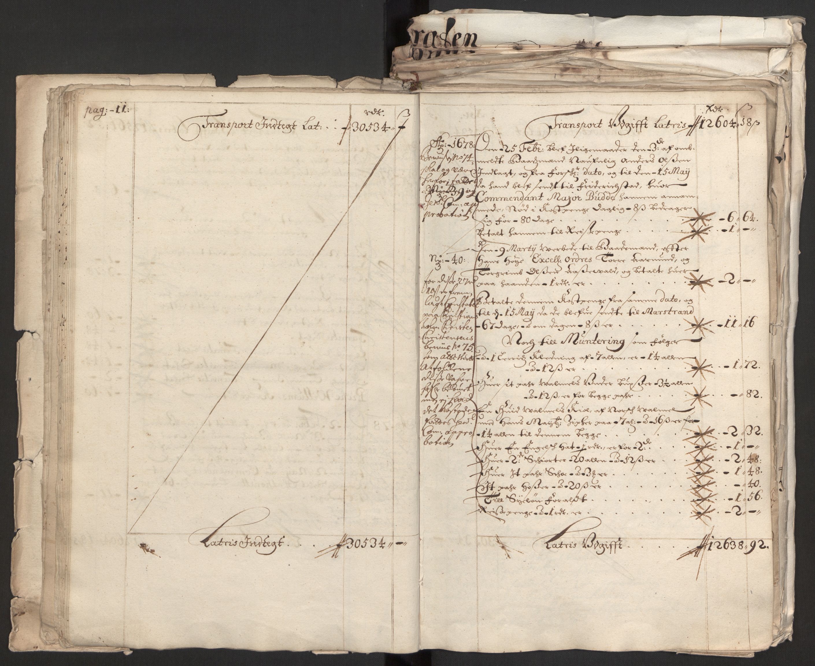 Rentekammeret inntil 1814, Reviderte regnskaper, Byregnskaper, AV/RA-EA-4066/R/Rm/L0258: [M1] Kontribusjonsregnskap, 1664-1700, s. 23