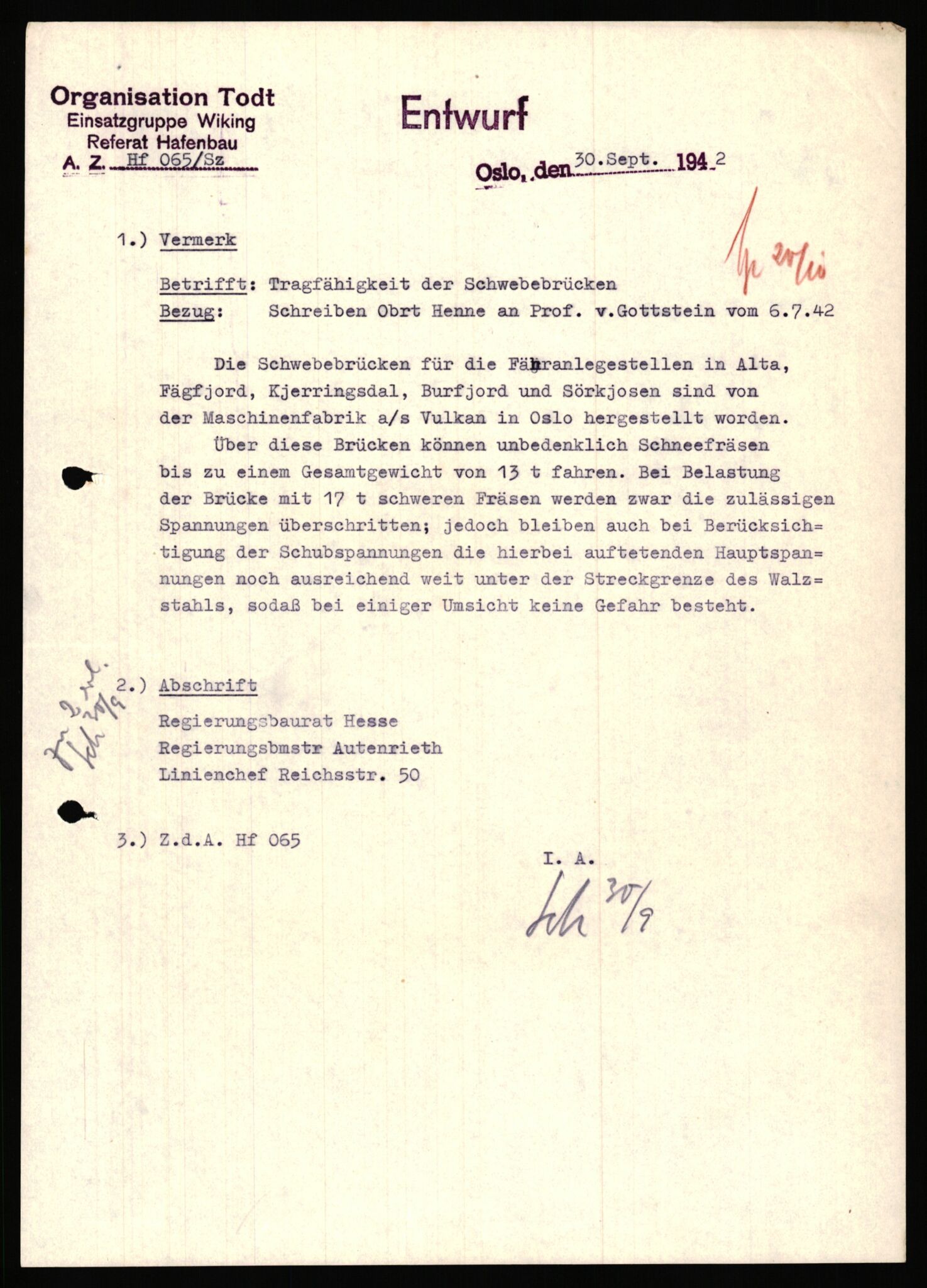 Tyske arkiver, Organisation Todt (OT), Einsatzgruppe Wiking, AV/RA-RAFA-2188/1/E/E2/E2d/L0023: Fähren und Anlegen, 1942-1944, s. 131