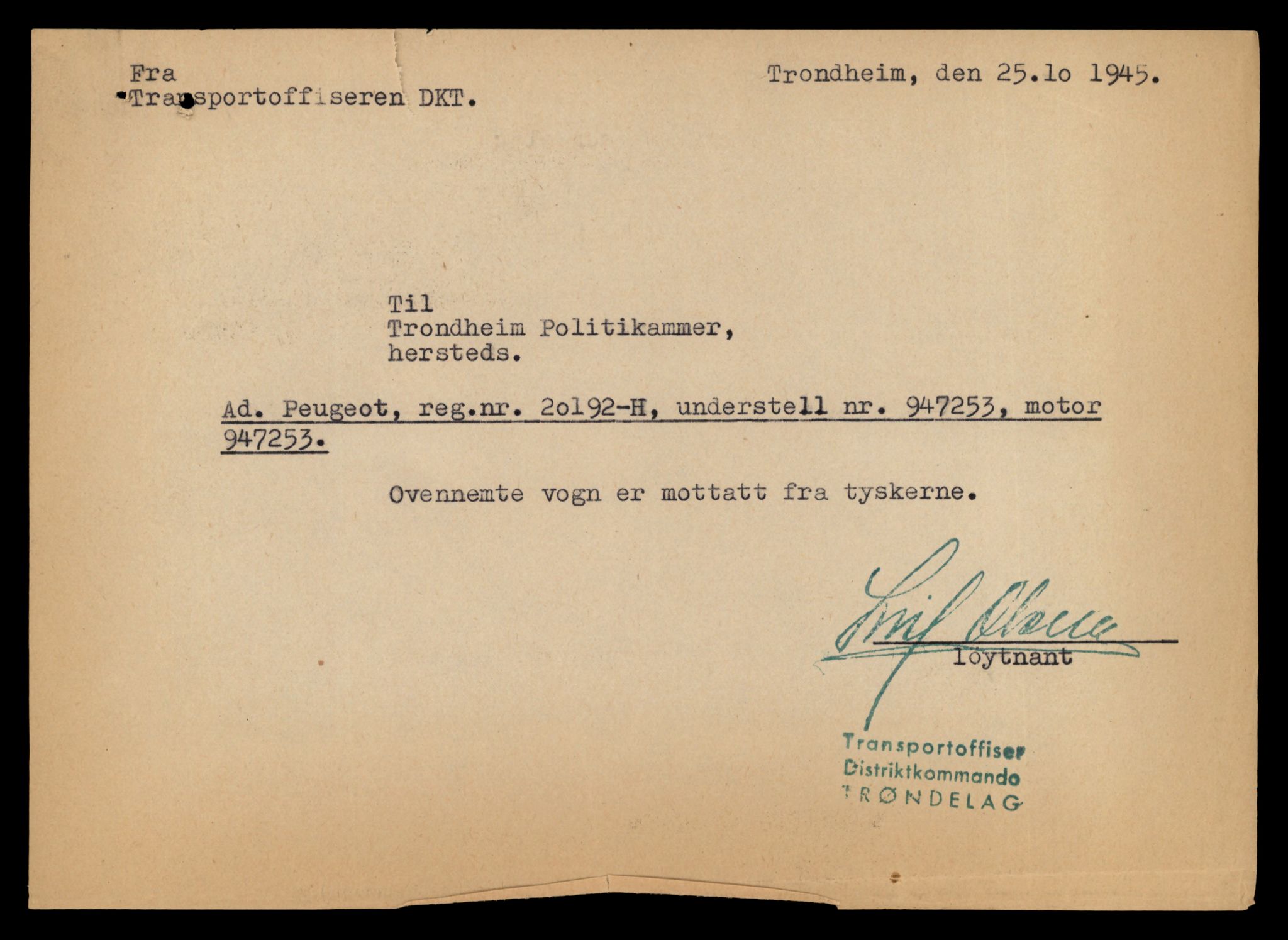 Møre og Romsdal vegkontor - Ålesund trafikkstasjon, AV/SAT-A-4099/F/Fe/L0034: Registreringskort for kjøretøy T 12500 - T 12652, 1927-1998, s. 960