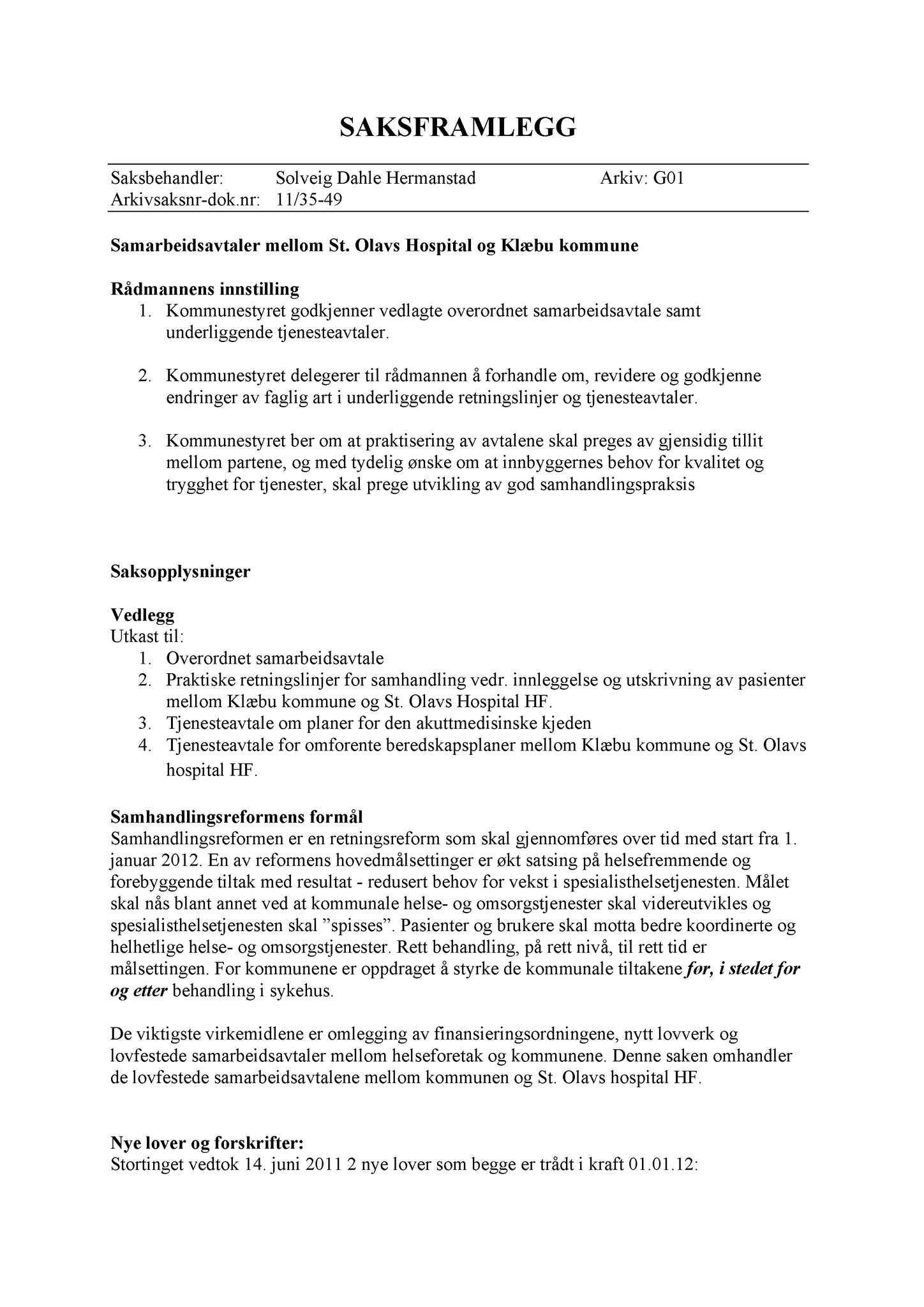 Klæbu Kommune, TRKO/KK/01-KS/L005: Kommunestyret - Møtedokumenter, 2012, s. 51