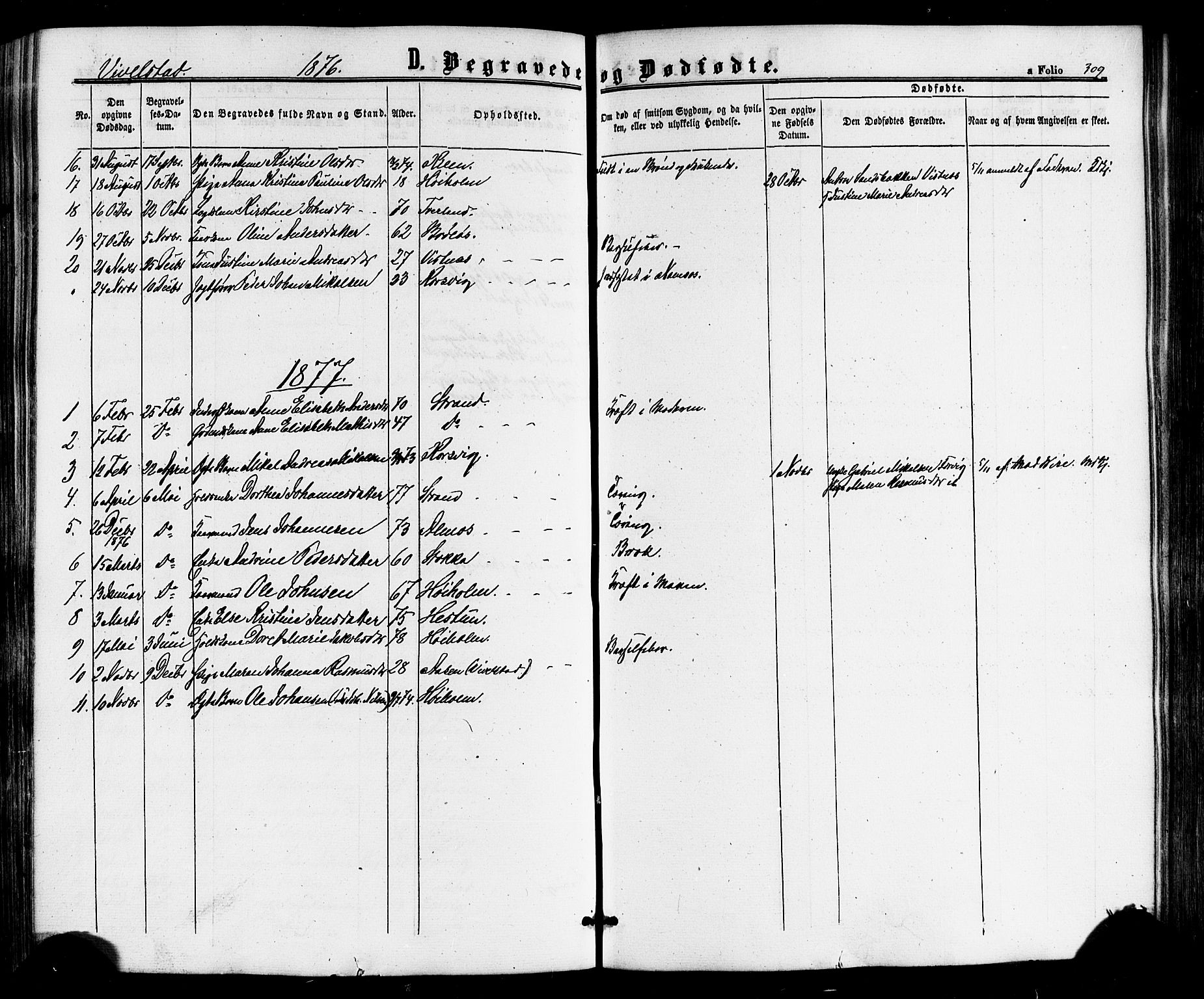 Ministerialprotokoller, klokkerbøker og fødselsregistre - Nordland, SAT/A-1459/817/L0262: Ministerialbok nr. 817A03 /2, 1867-1877, s. 309