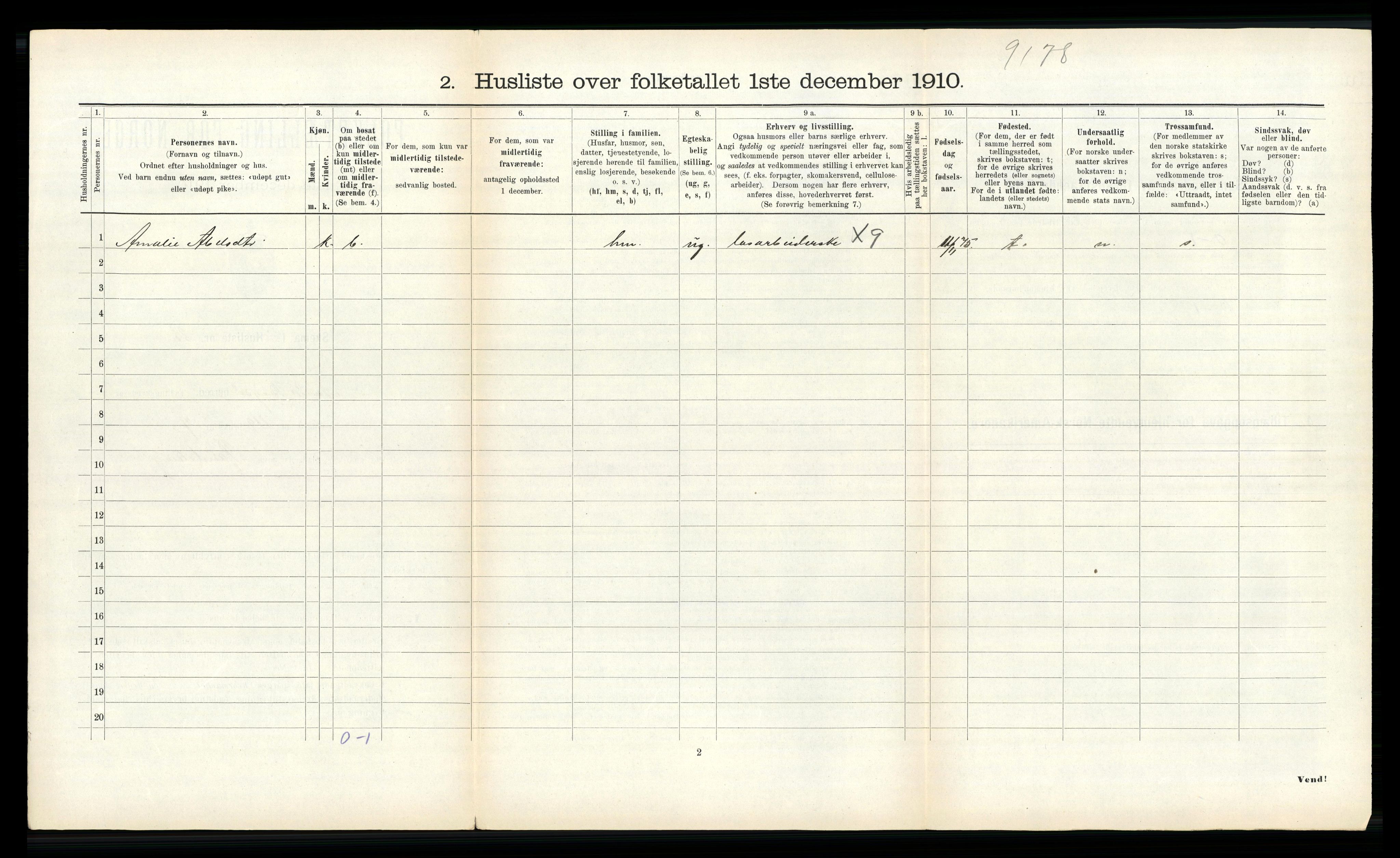 RA, Folketelling 1910 for 1440 Nord-Vågsøy herred, 1910, s. 80