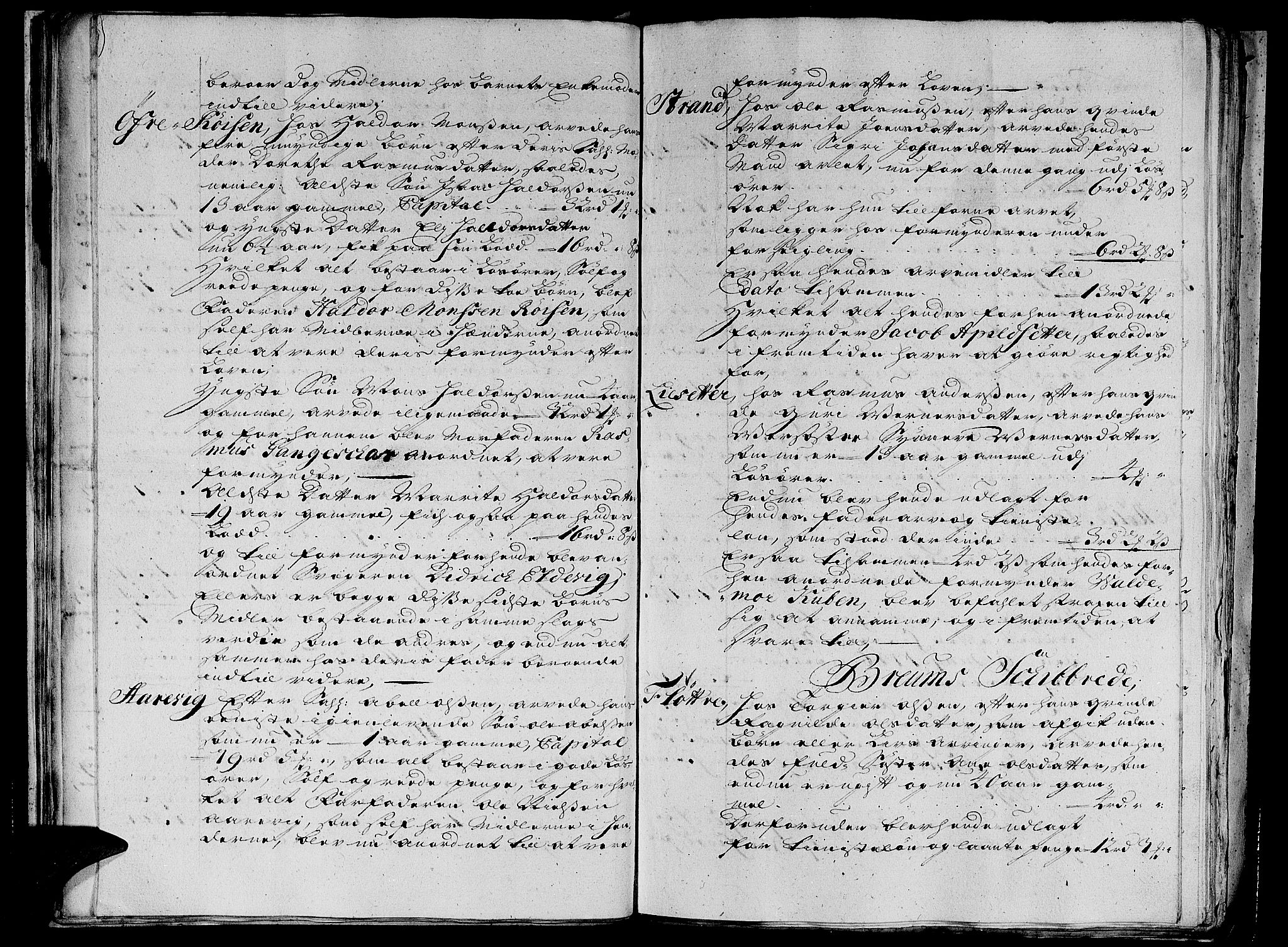 Nordfjord sorenskriveri, SAB/A-2801/04/04a/L0008: Skifteprotokollar, 1733-1744, s. 34