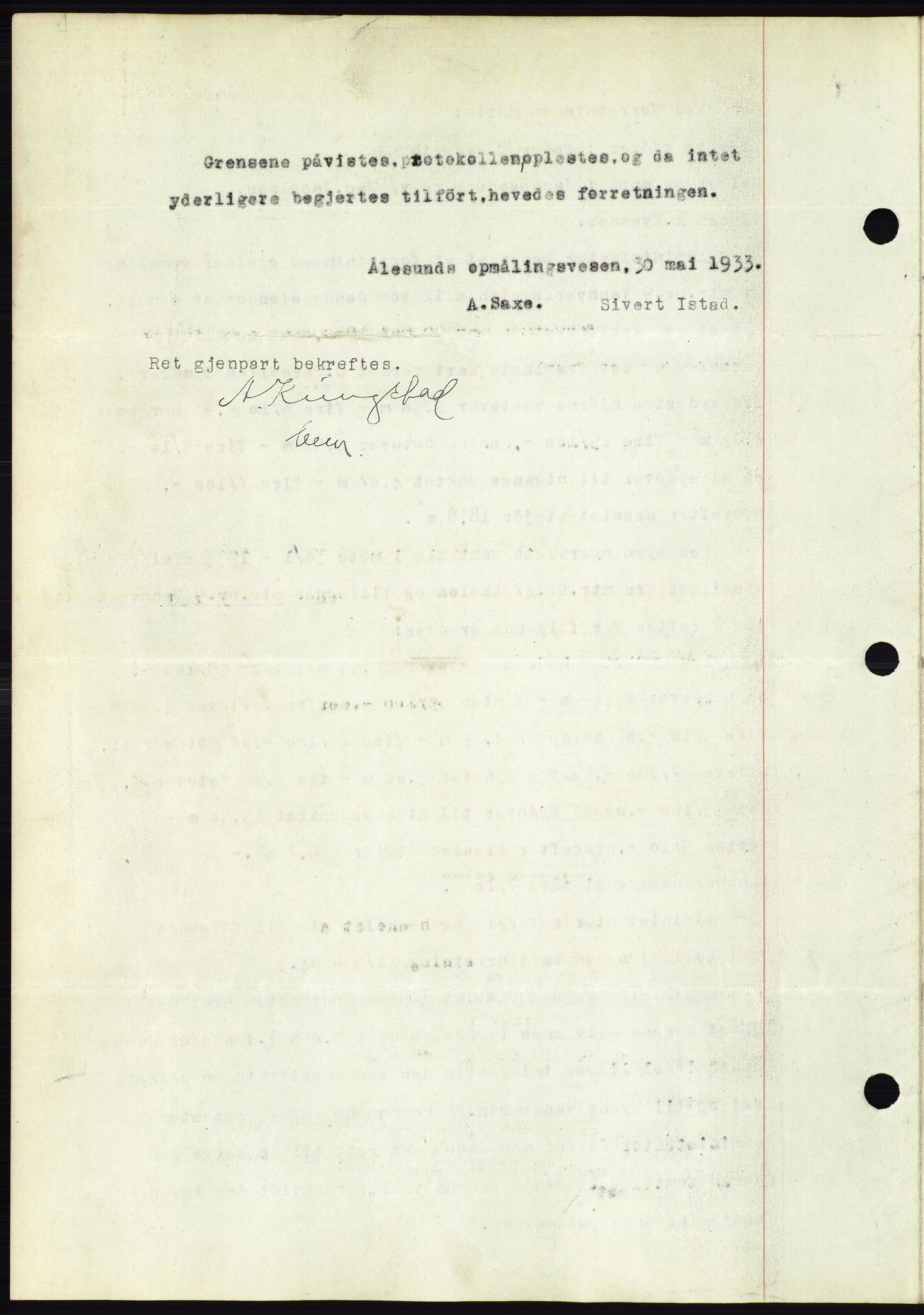 Ålesund byfogd, AV/SAT-A-4384: Pantebok nr. 31, 1933-1934, Tingl.dato: 13.03.1934