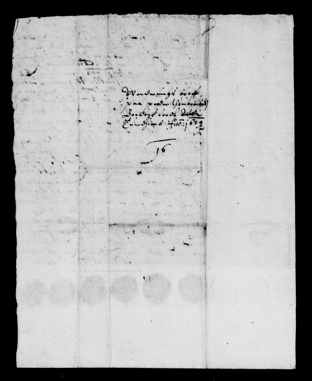 Rentekammeret inntil 1814, Reviderte regnskaper, Lensregnskaper, AV/RA-EA-5023/R/Rb/Rbw/L0040: Trondheim len, 1629-1630