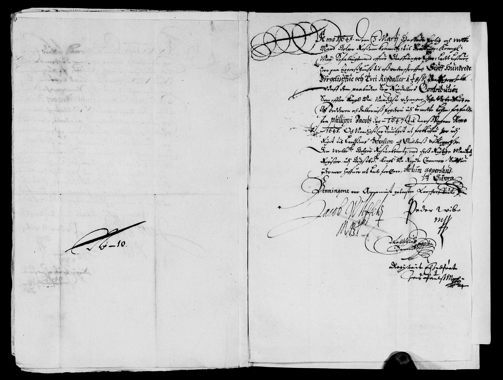 Rentekammeret inntil 1814, Reviderte regnskaper, Lensregnskaper, AV/RA-EA-5023/R/Rb/Rbs/L0031: Stavanger len, 1646-1649