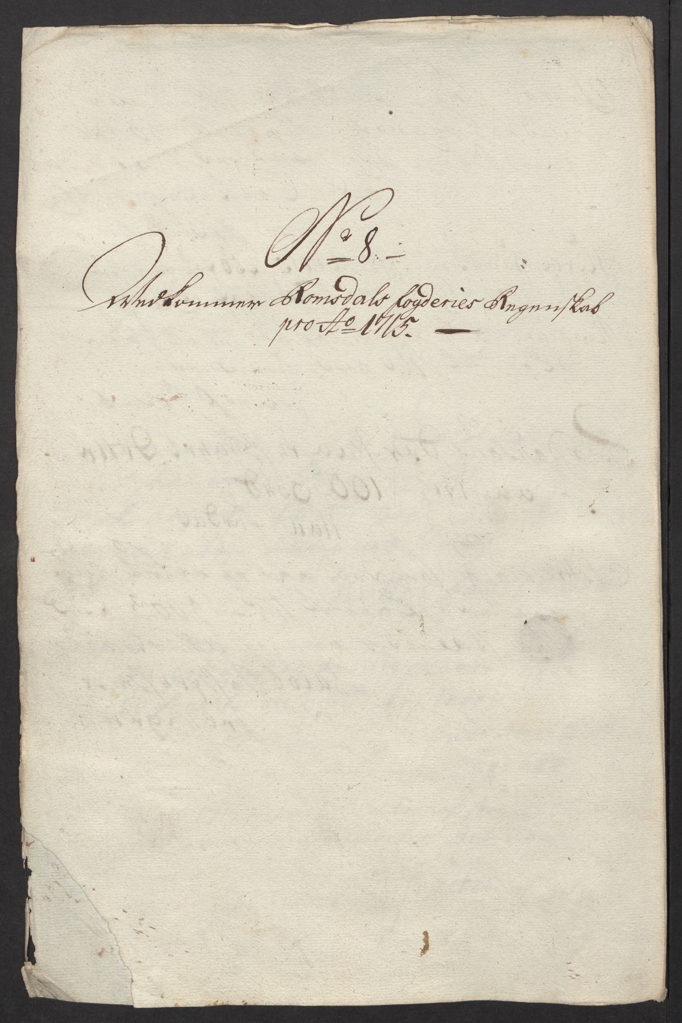 Rentekammeret inntil 1814, Reviderte regnskaper, Fogderegnskap, AV/RA-EA-4092/R55/L3663: Fogderegnskap Romsdal, 1715-1716, s. 115