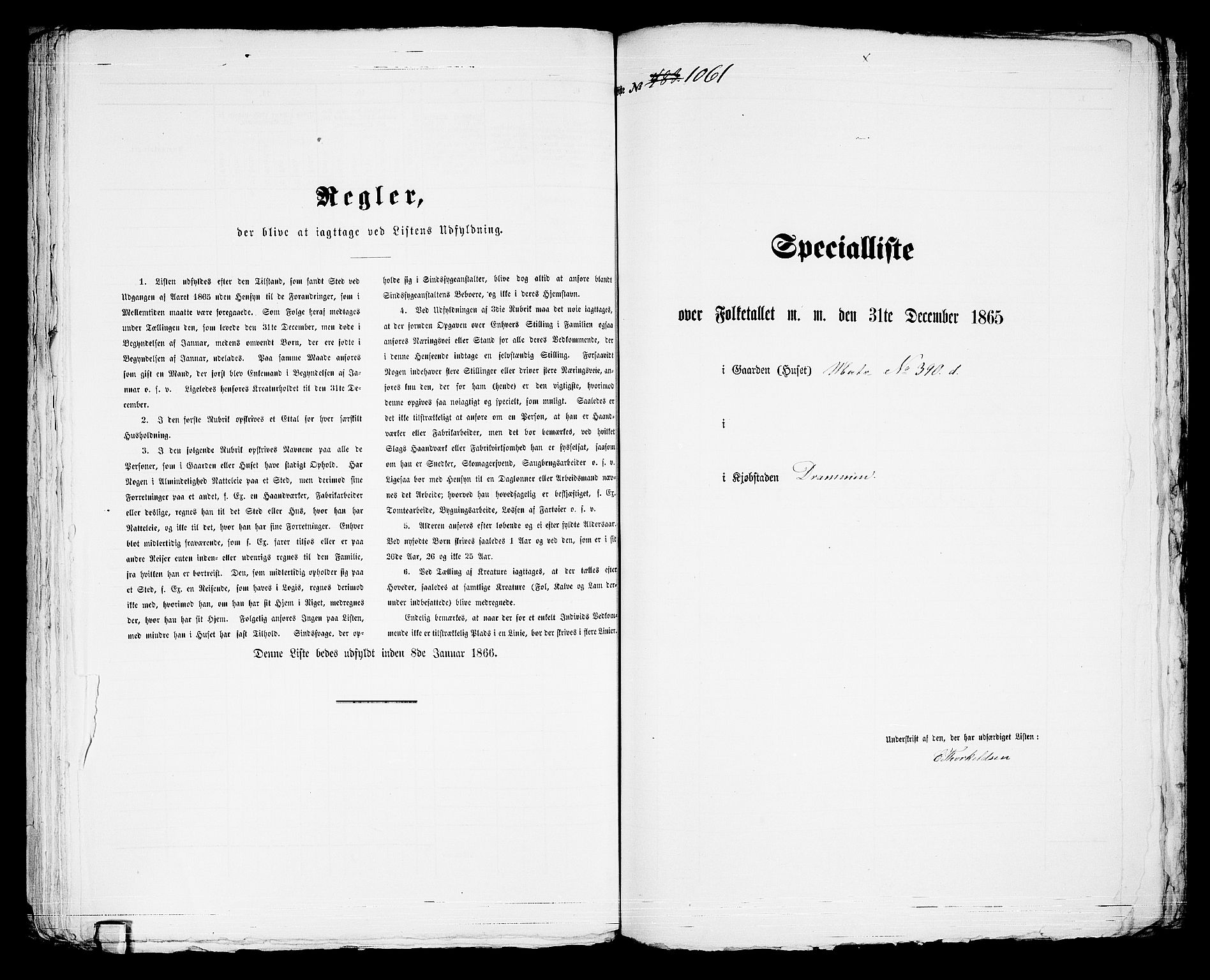 RA, Folketelling 1865 for 0602bP Strømsø prestegjeld i Drammen kjøpstad, 1865, s. 948