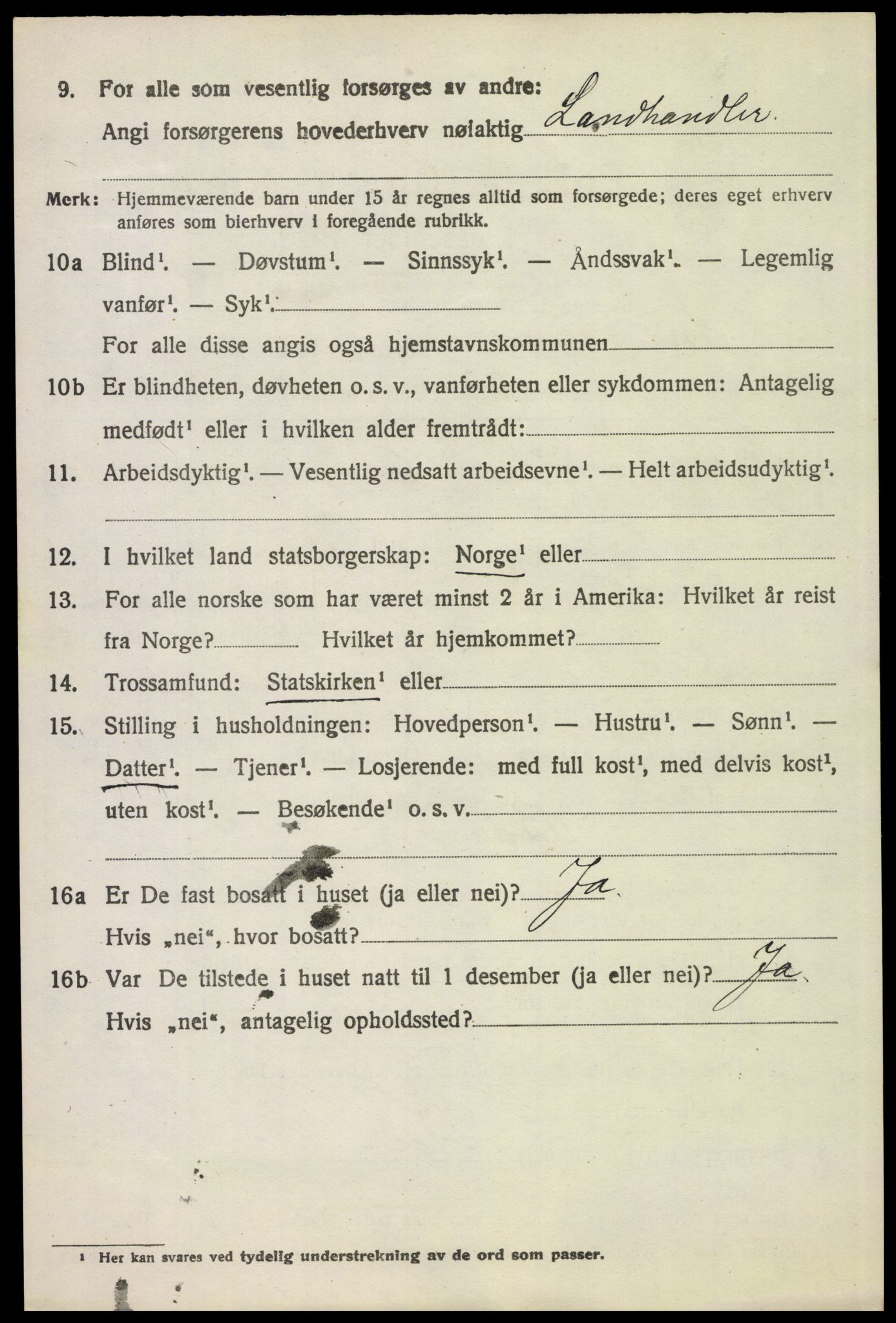 SAH, Folketelling 1920 for 0430 Stor-Elvdal herred, 1920, s. 3413