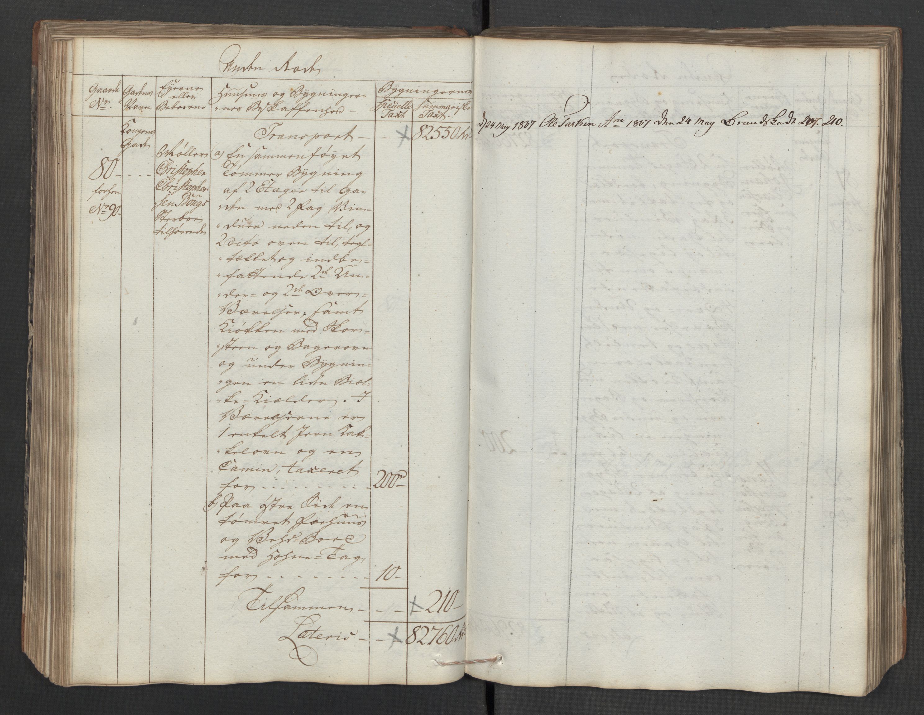 Kommersekollegiet, Brannforsikringskontoret 1767-1814, AV/RA-EA-5458/F/Fa/L0040/0005: Moss / Branntakstprotokoll, 1797, s. 145